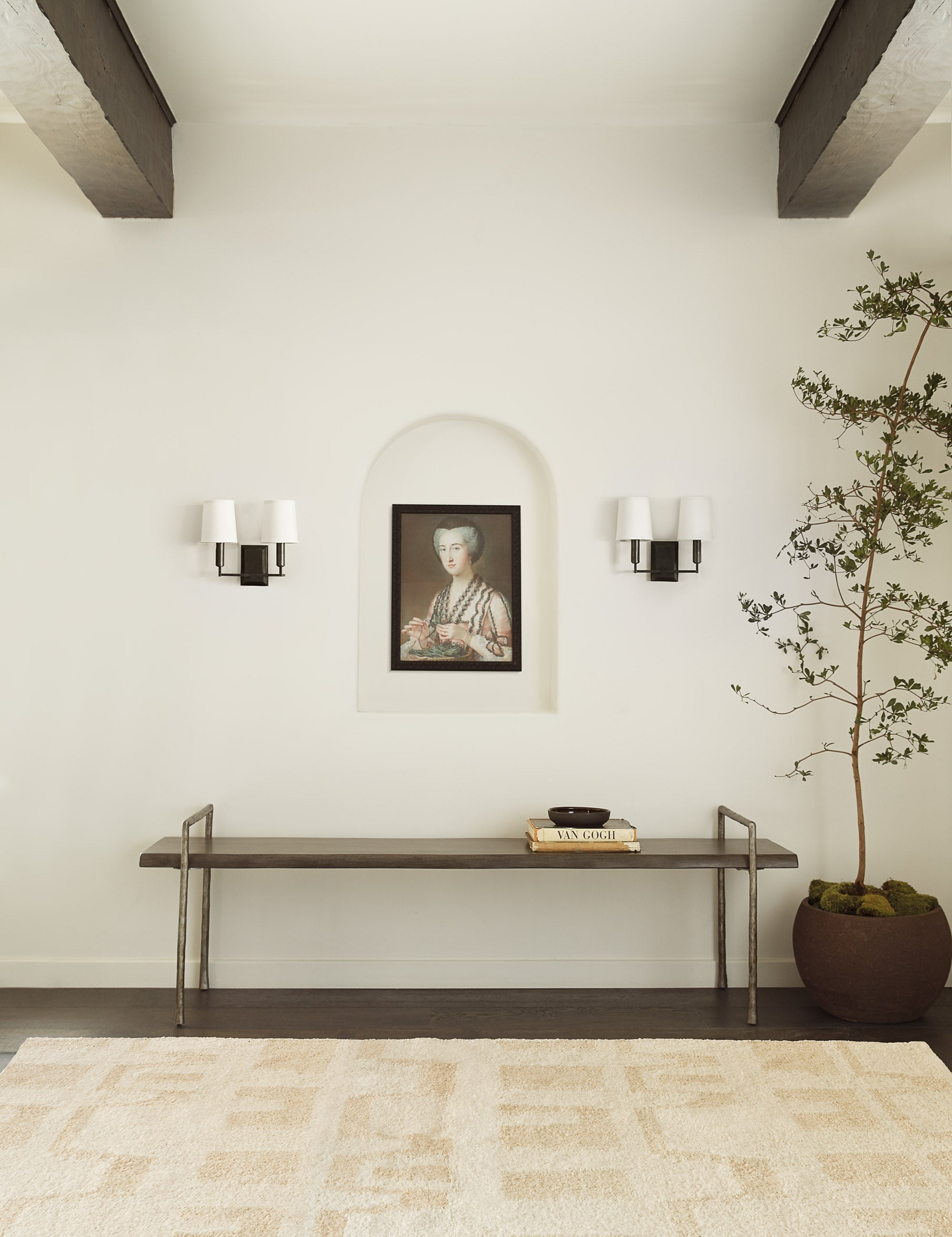Charlie Double Sconce - Dark Bronze