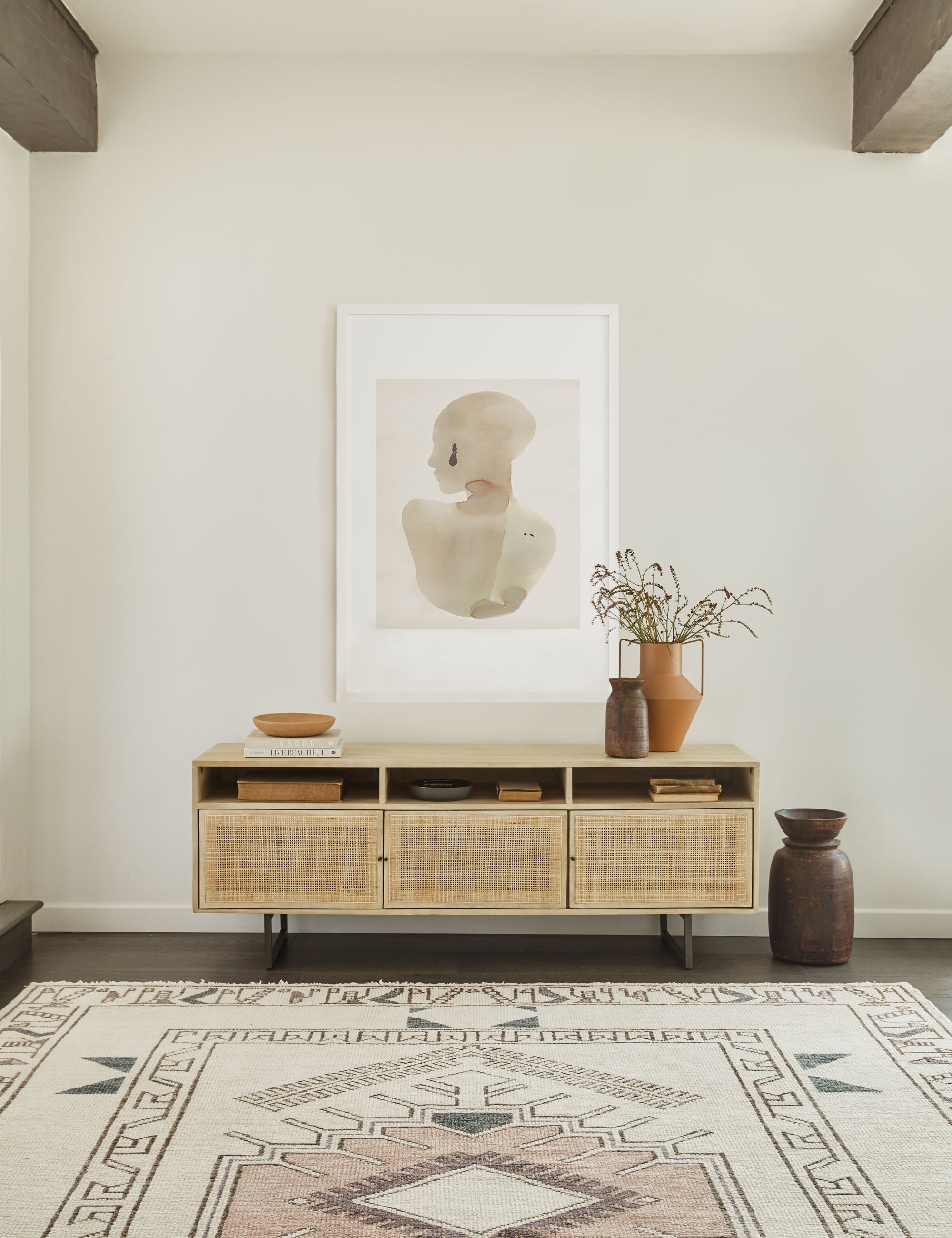 Hannah Media Console - Natural