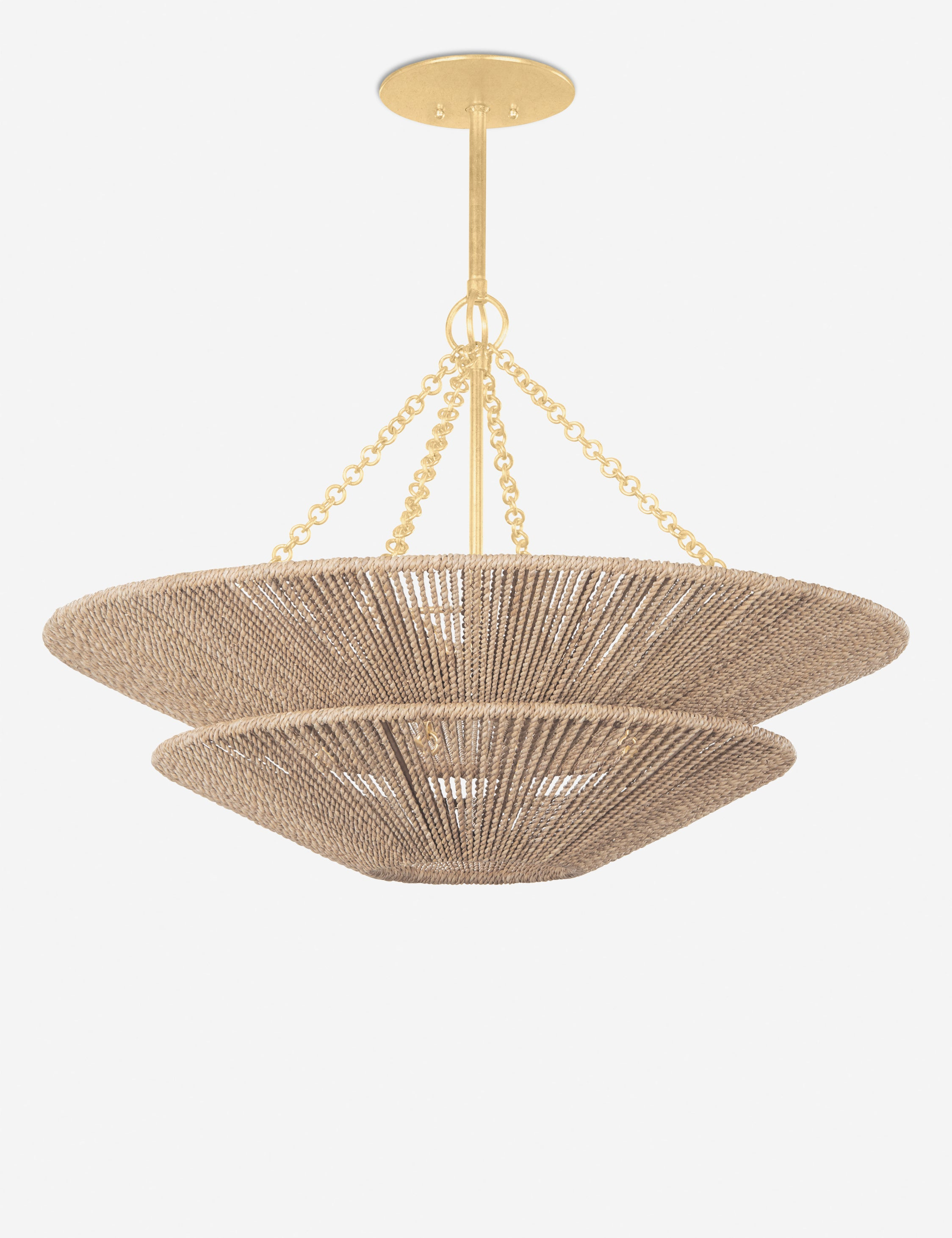 Anaya Chandelier - Natural / 30" Dia