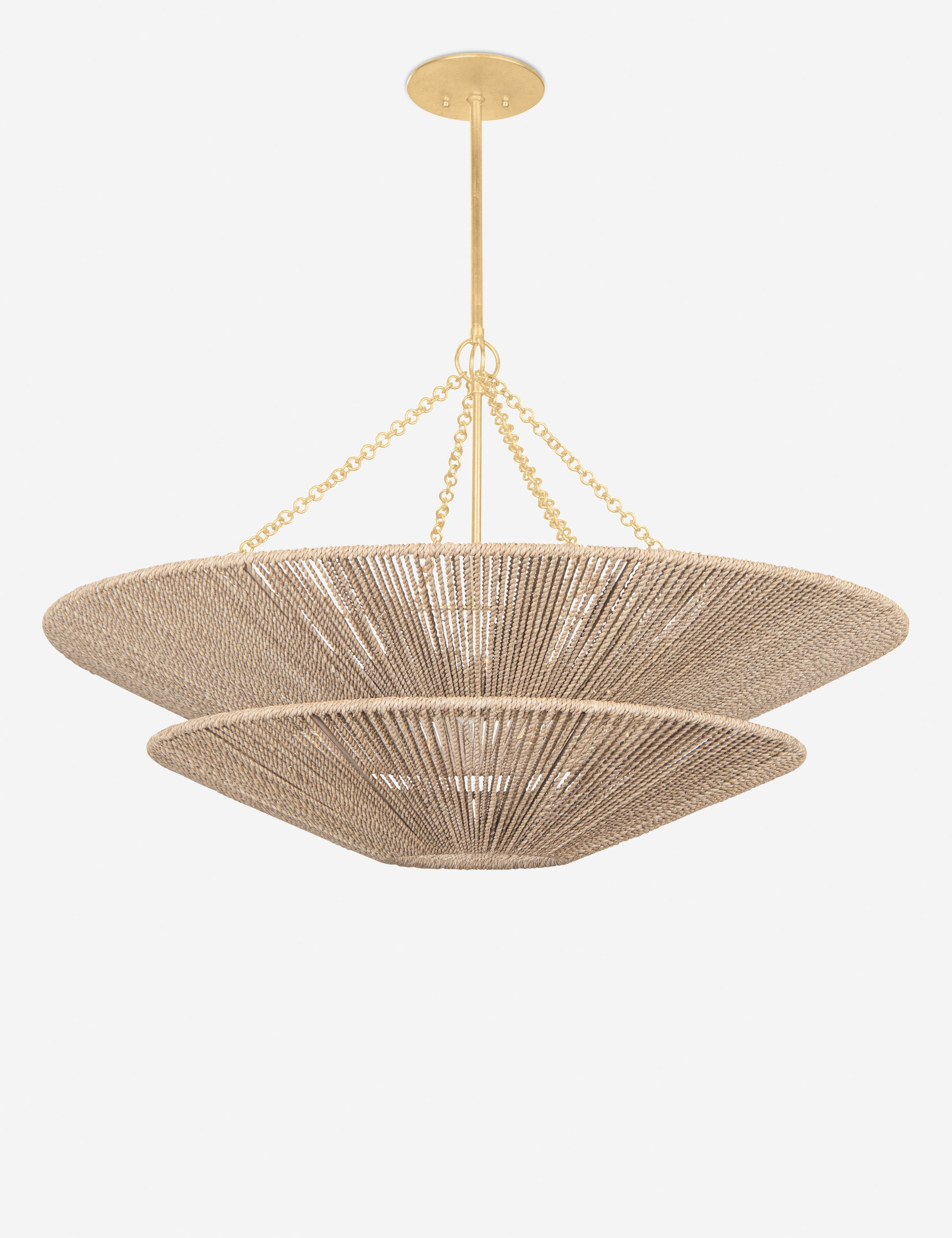 Anaya Chandelier - Natural / 40" Dia