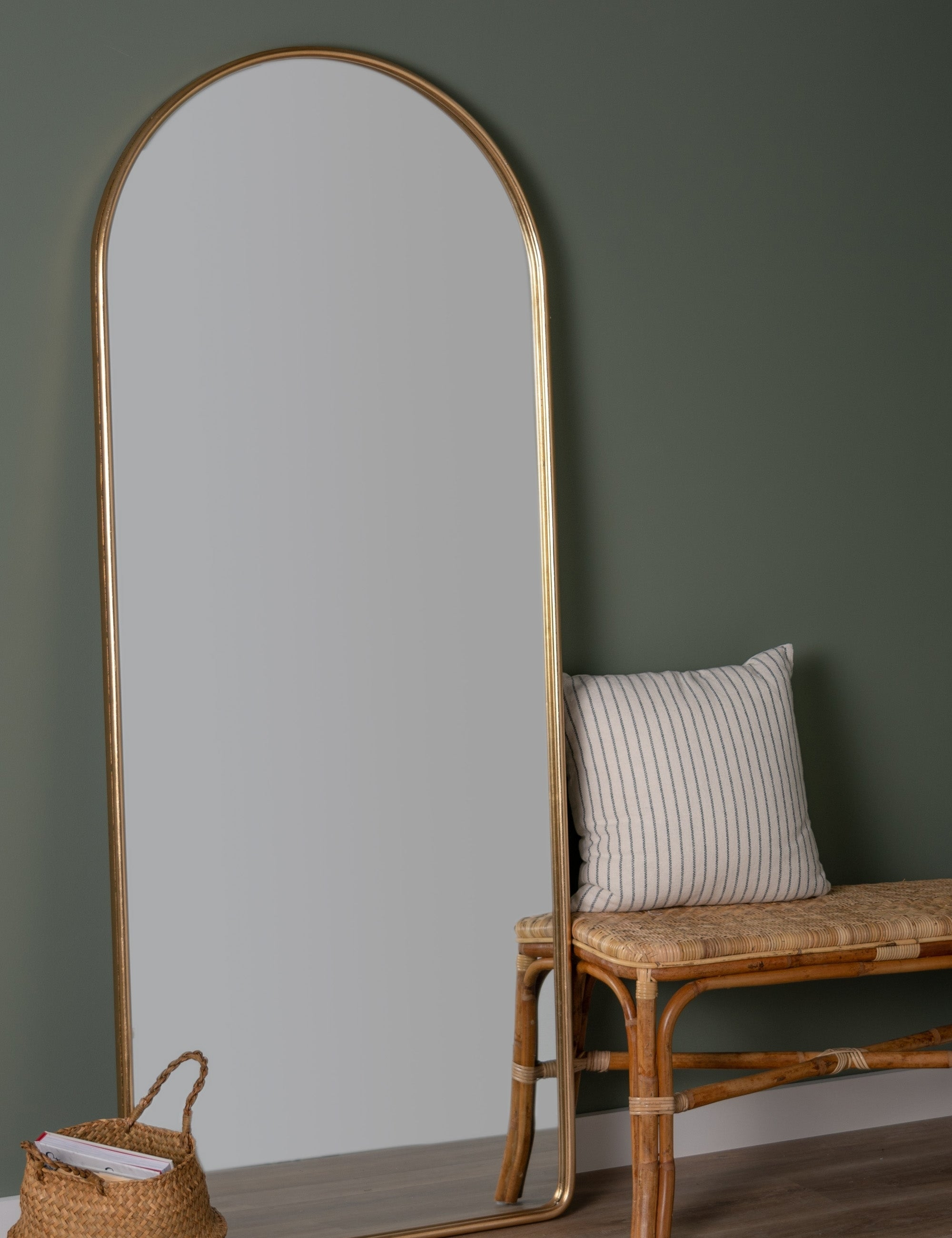 Shashenka Floor Mirror - Gold