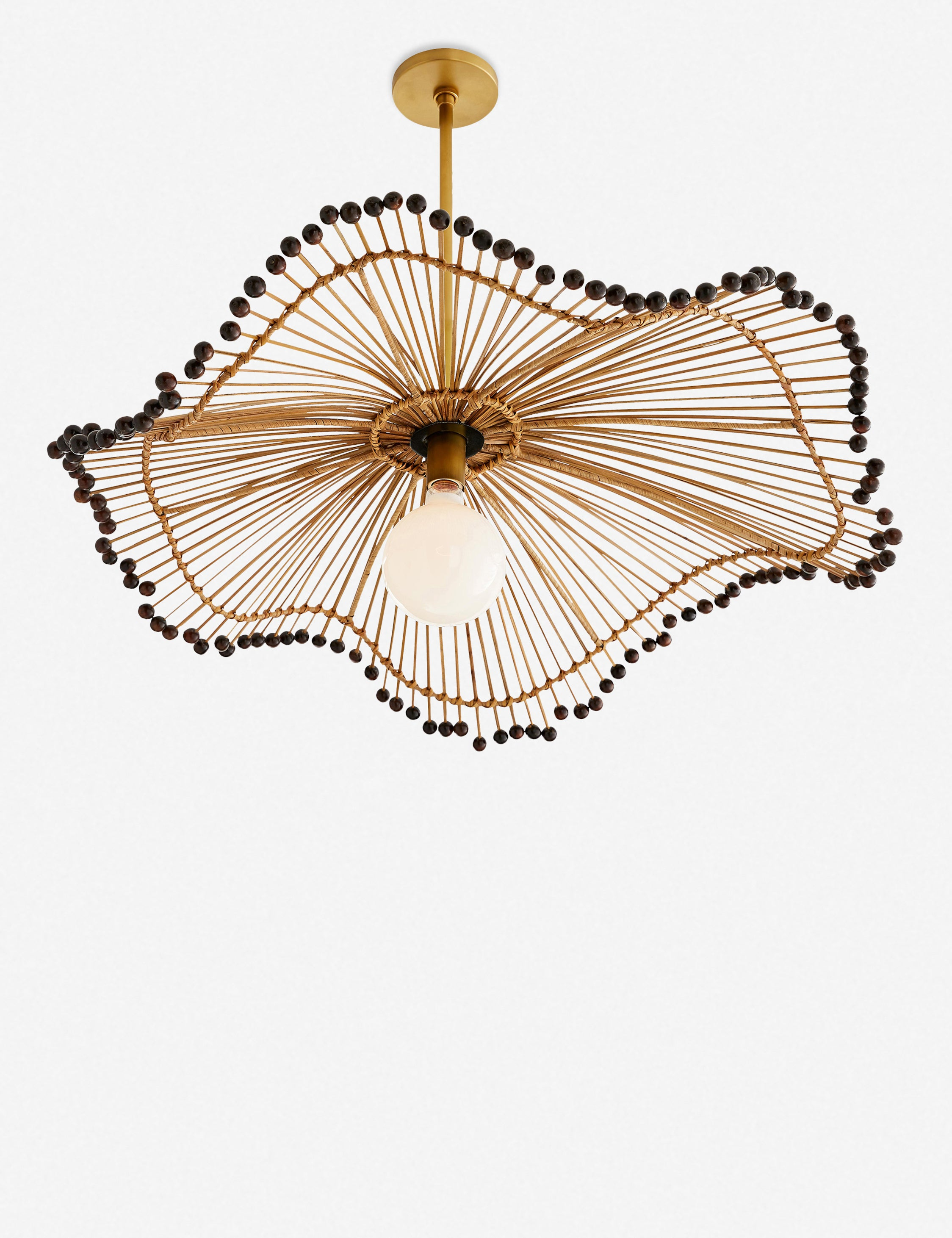 Waverly Pendant Light by Arteriors - Natural / 35" Dia