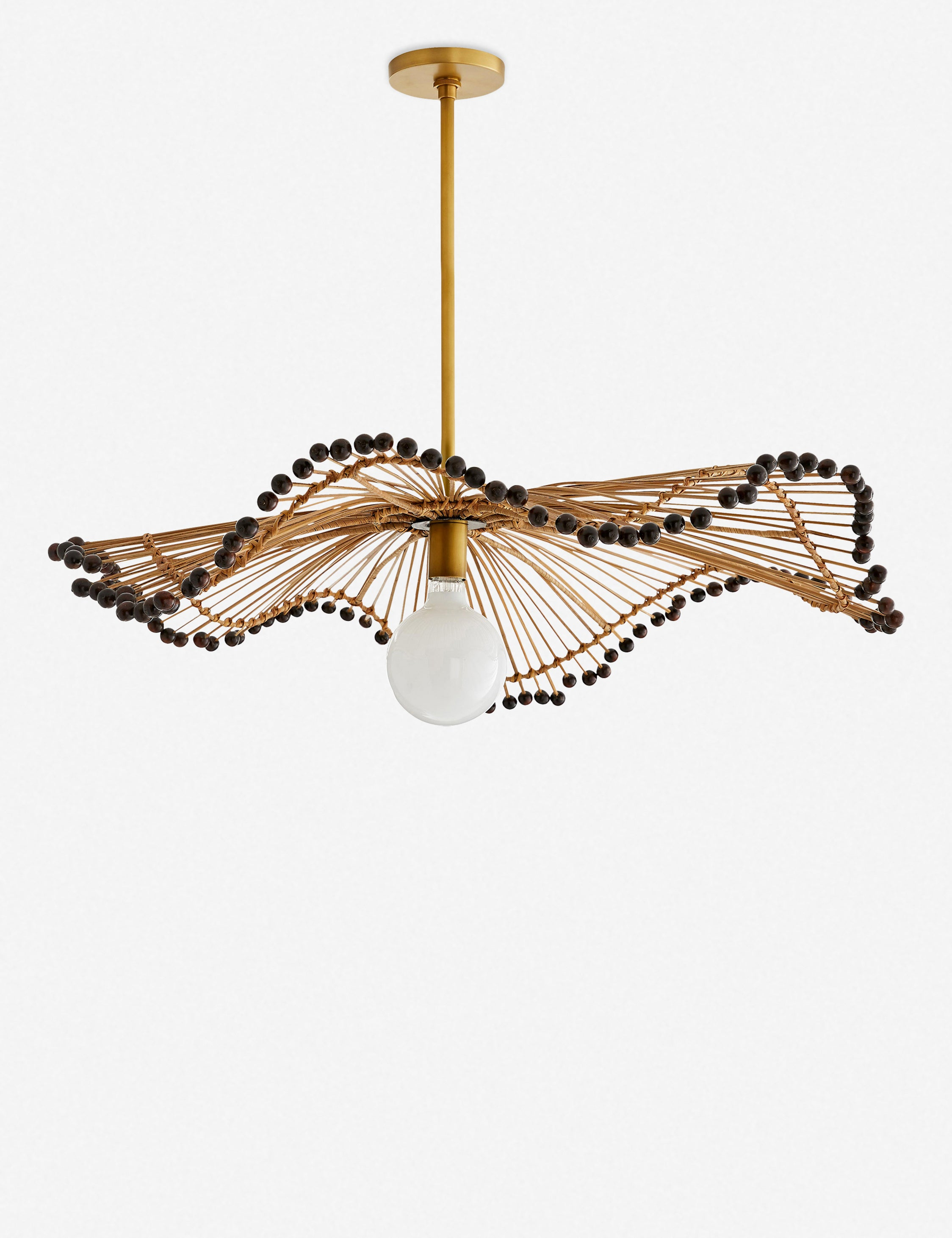 Waverly Pendant Light by Arteriors - Natural / 35" Dia