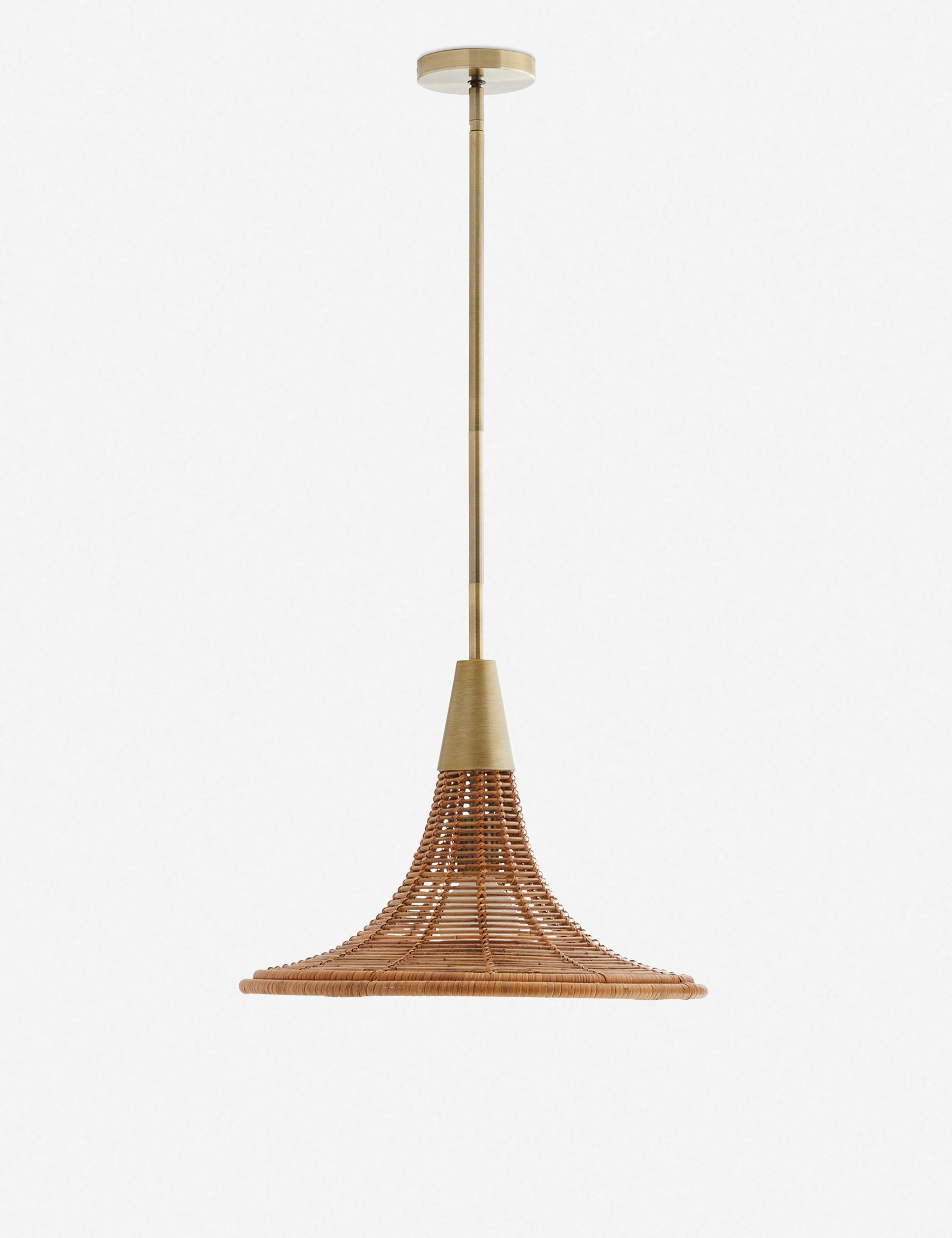 Nicola Pendant Light by Arteriors - Natural / 13.5" Dia