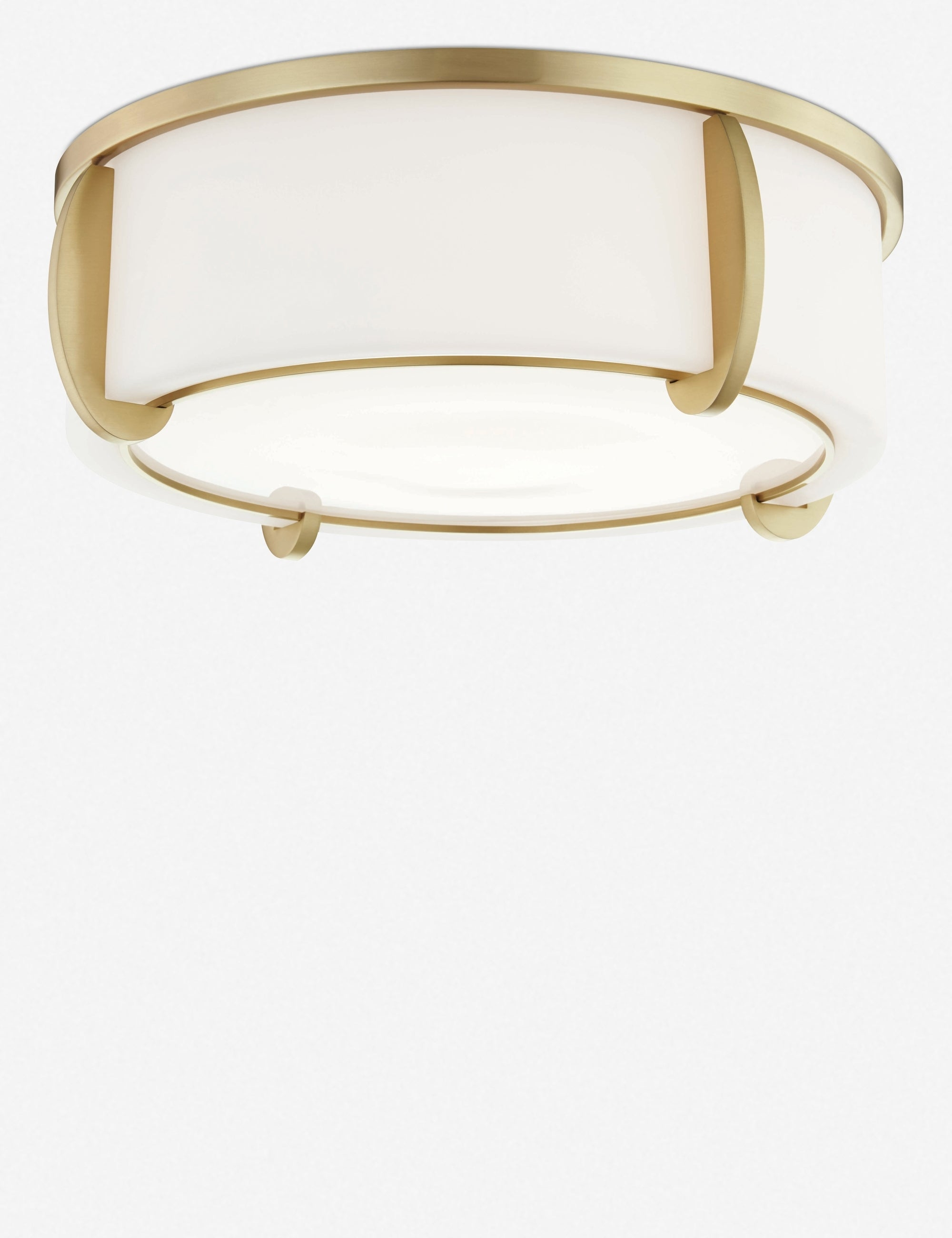 Alayna Flush Mount Light - Aged Brass