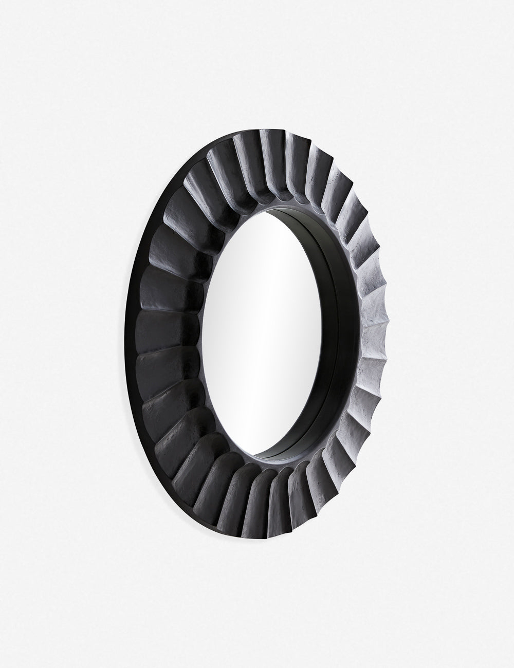 Arteriors Blake Round Mirror - Black