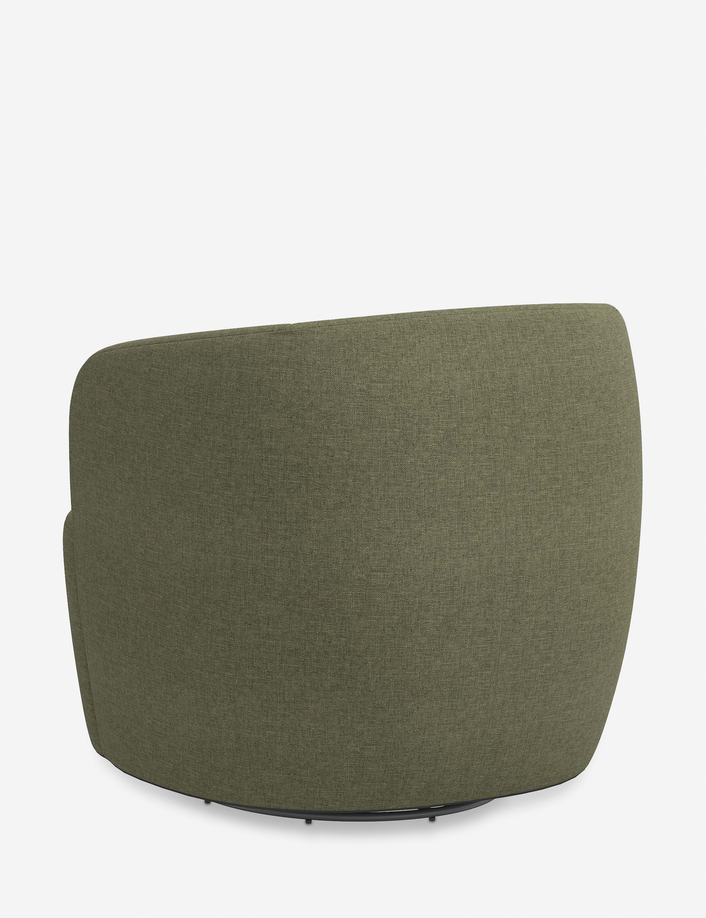 Rue Swivel Chair - Sage Linen