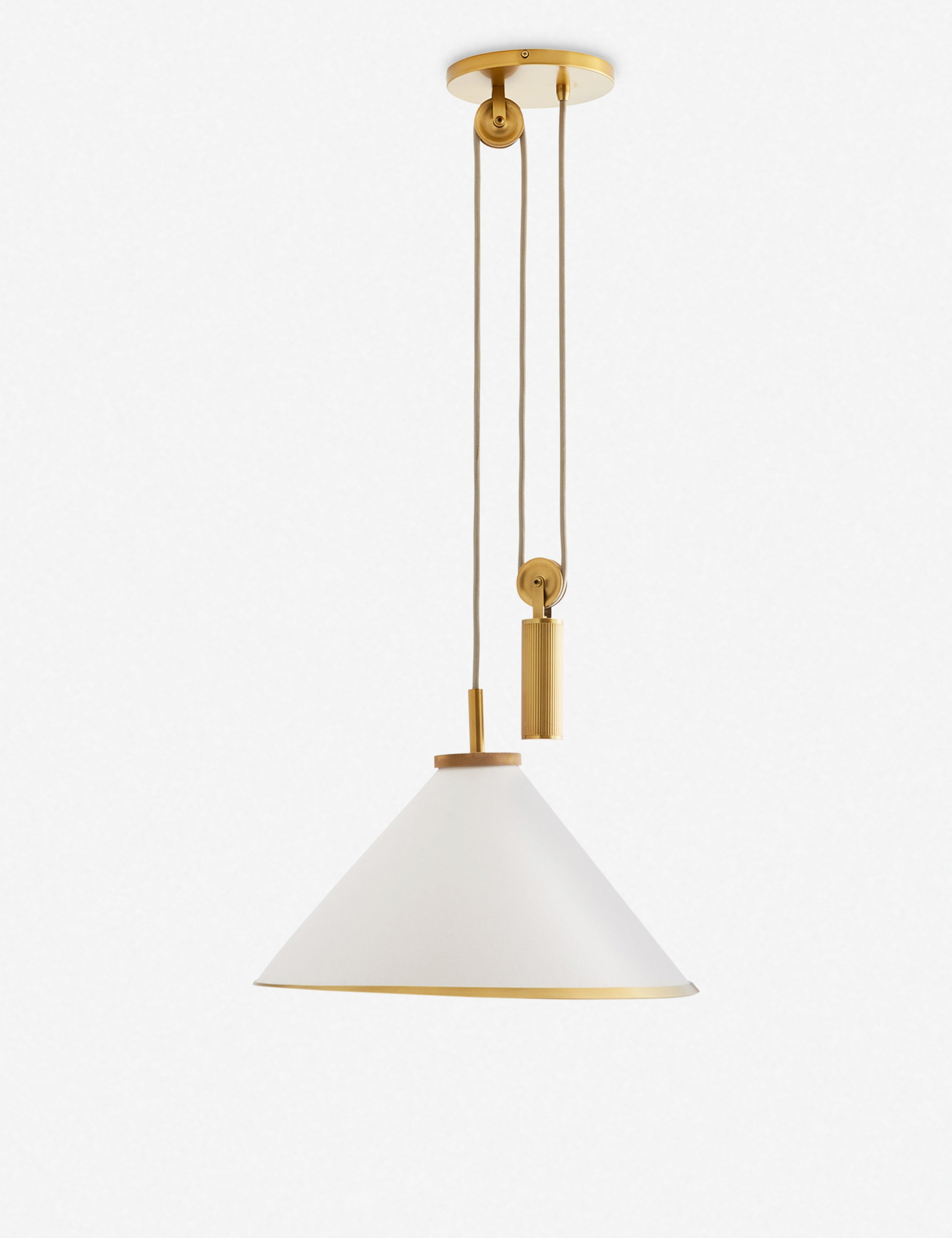 Norfolk Pendant Light by Arteriors - Antique Brass / 20.5" Dia