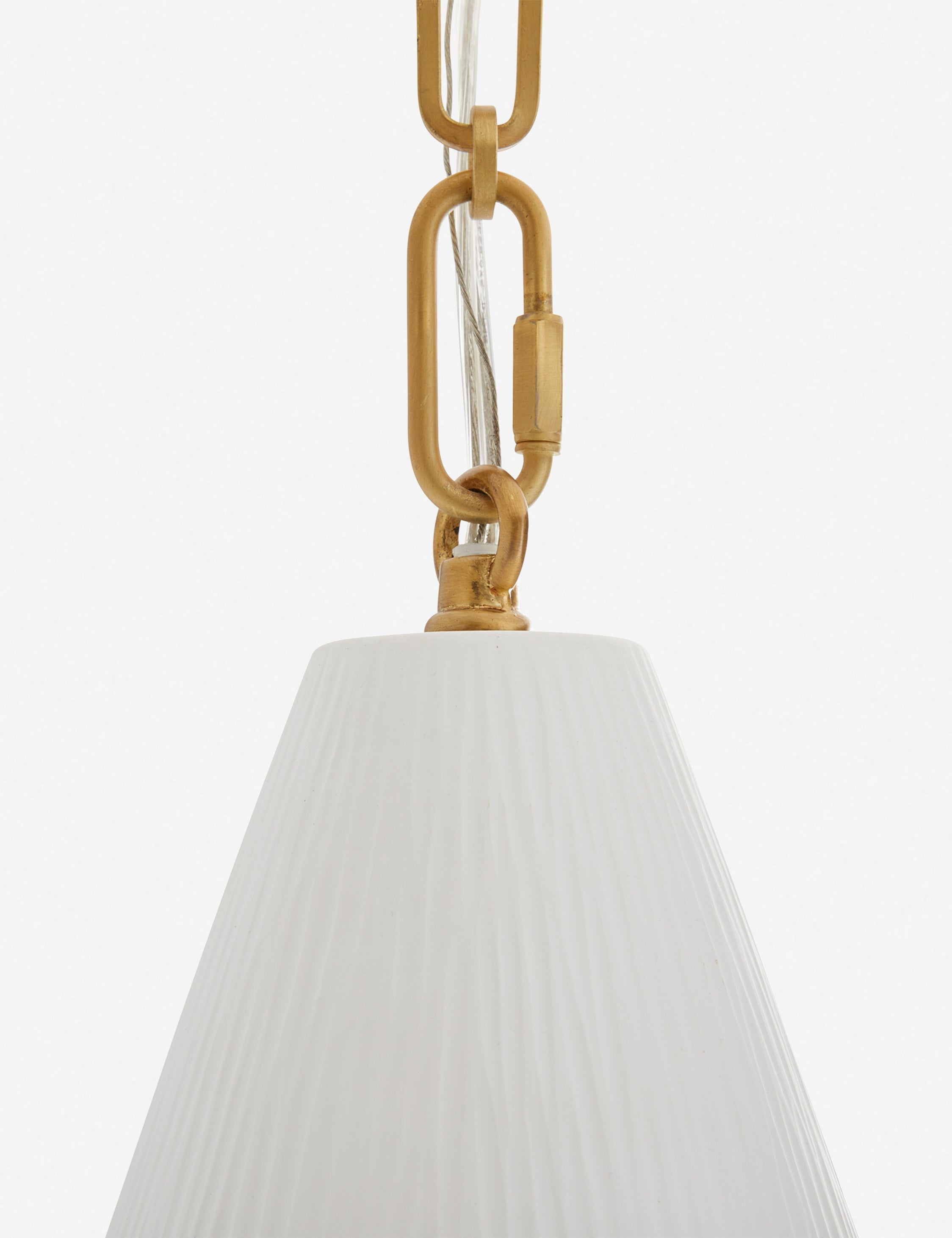 Oakland Pendant Light by Arteriors - Antique Brass / 9"Dia