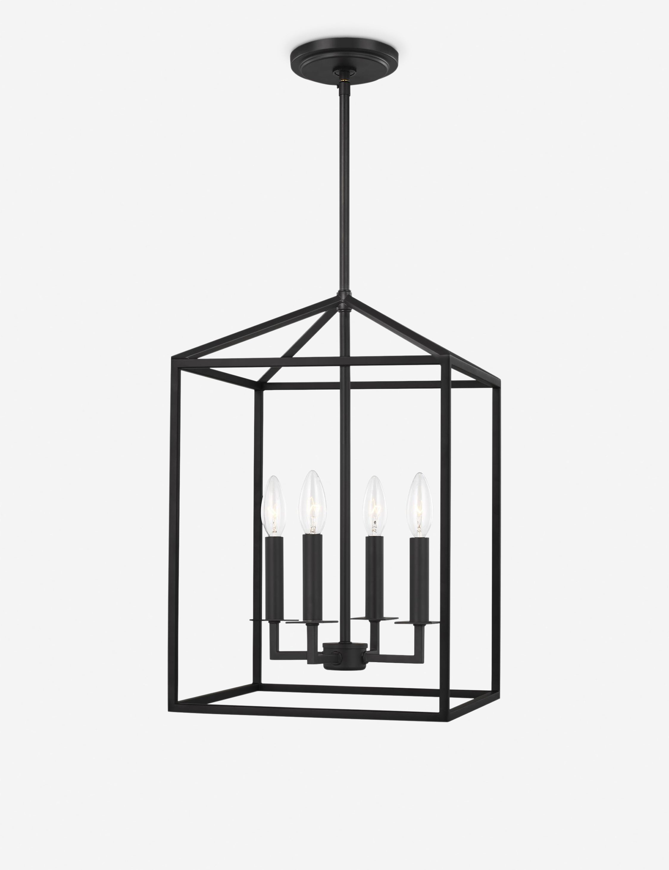 Lucius Pendant Light - Black / 12.25"W