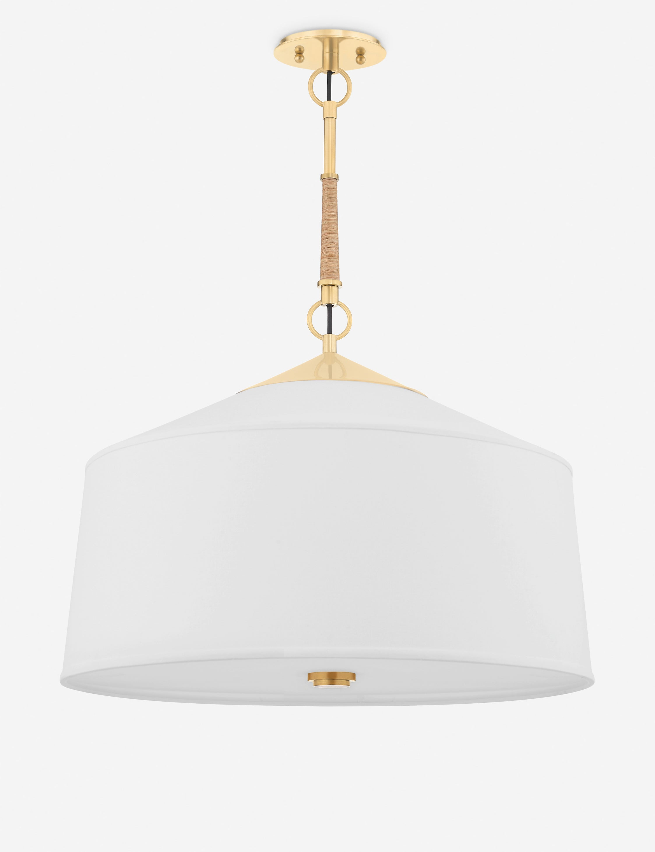 Emrys Pendant Light - White / 22.25" Dia