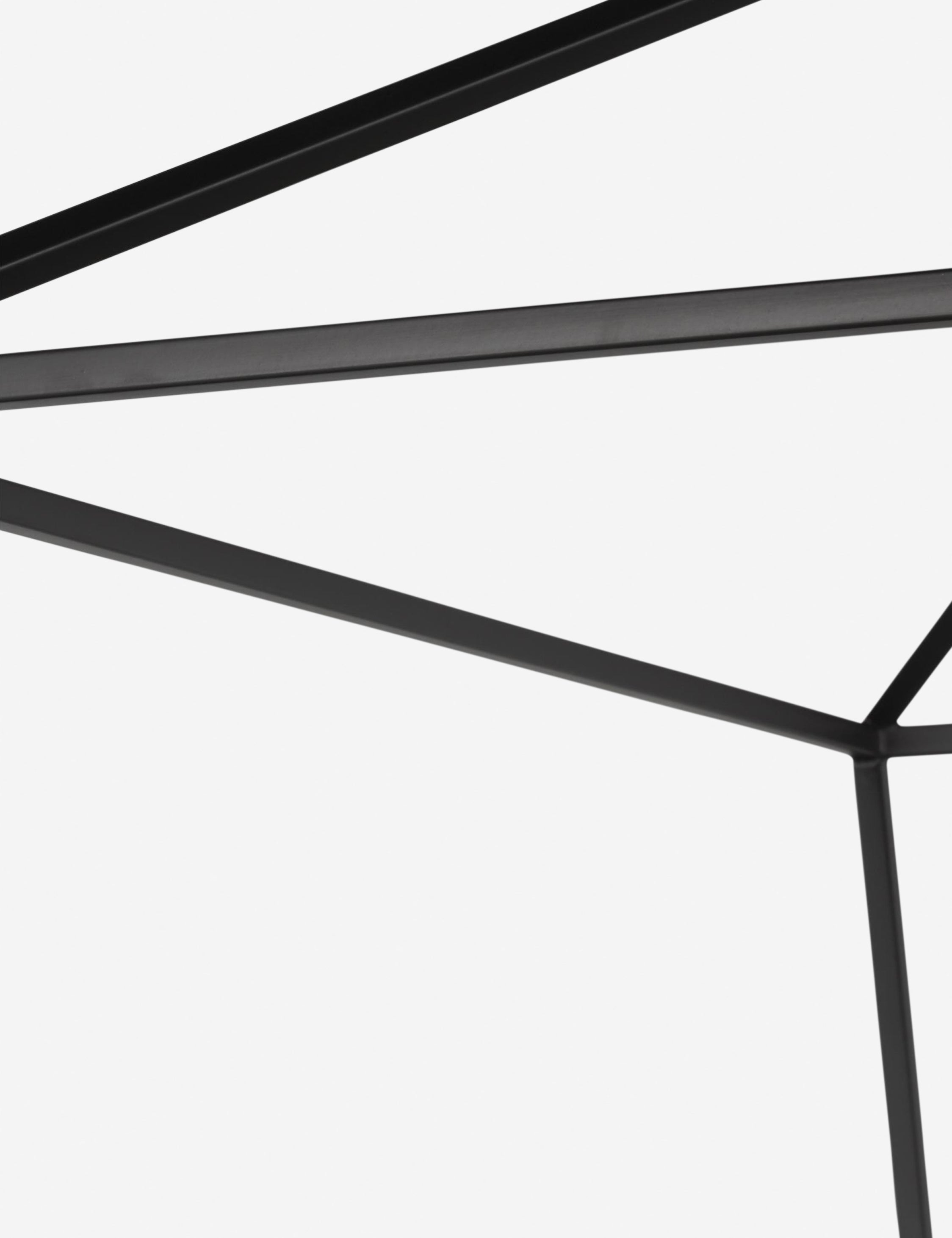 Gala Wide Pendant Light - Black / 28"W