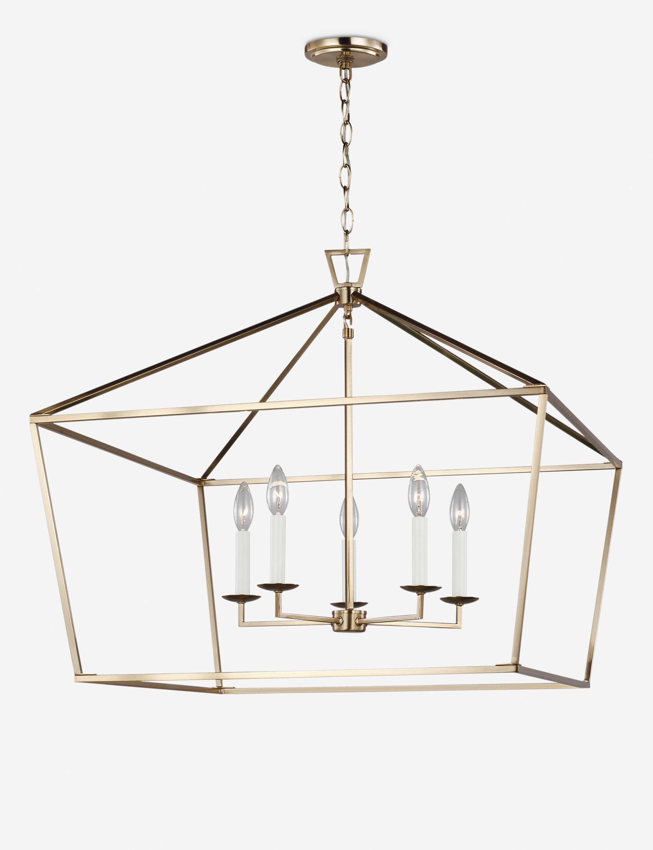 Gala Wide Pendant Light - Brass / 28"W