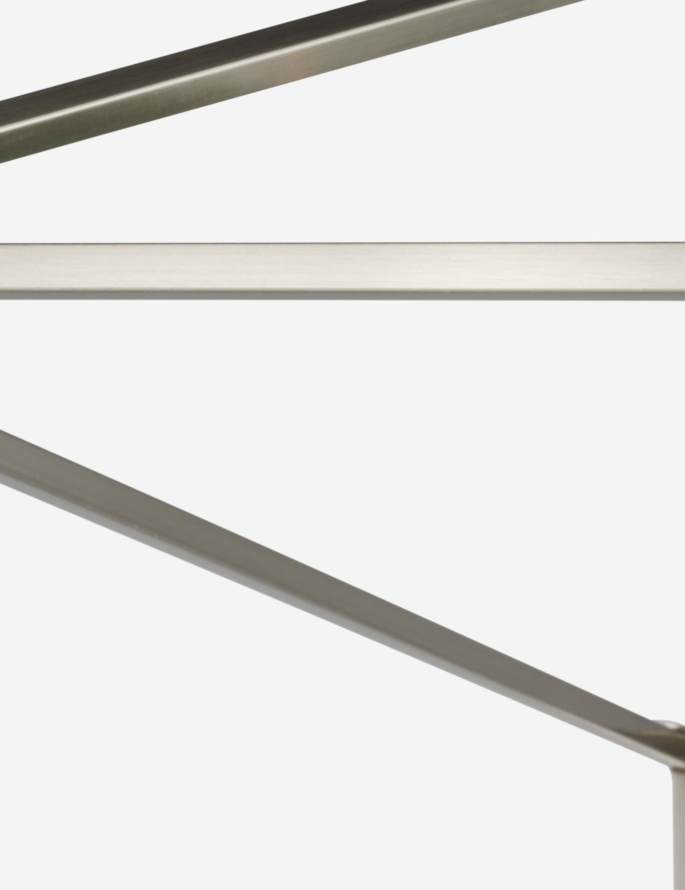 Gala Wide Pendant Light - Brushed Nickel / 28"W