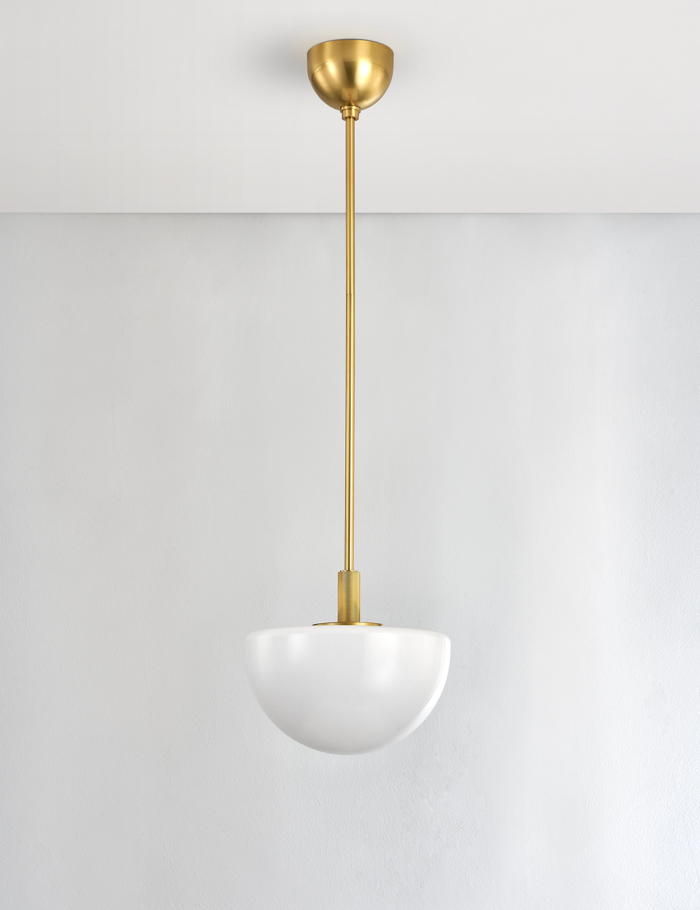 Hammond Pendant Light - Aged Brass / 11"Dia