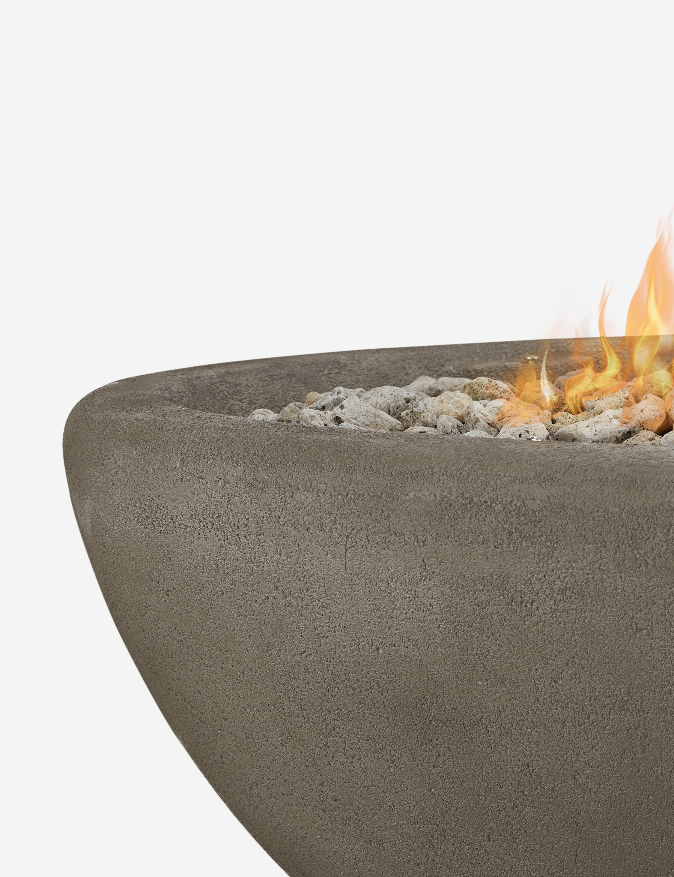 Fernanda Fire Bowl - Gray / Large Oval