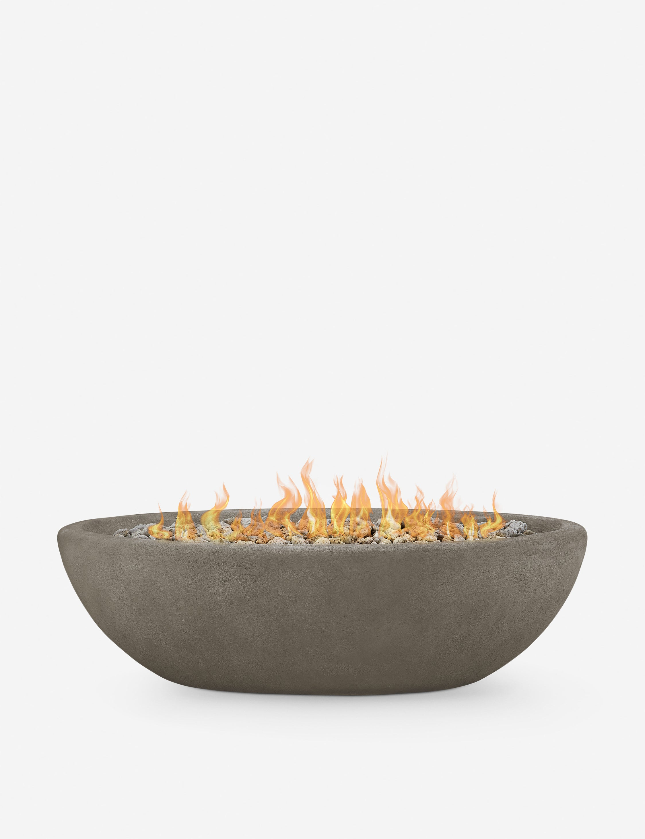 Fernanda Fire Bowl - Gray / Large Oval