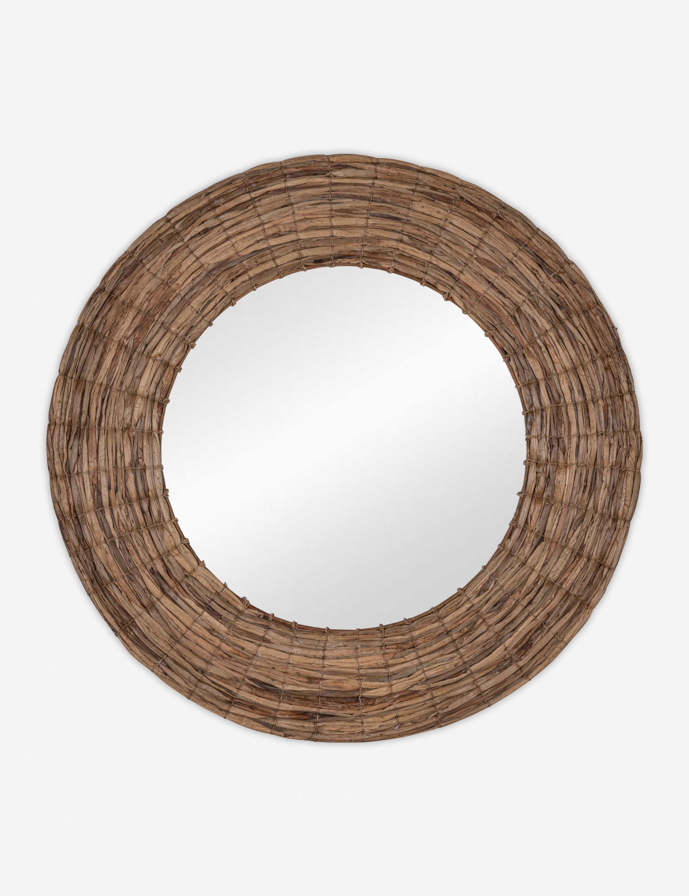 Shyla Round Mirror - Natural
