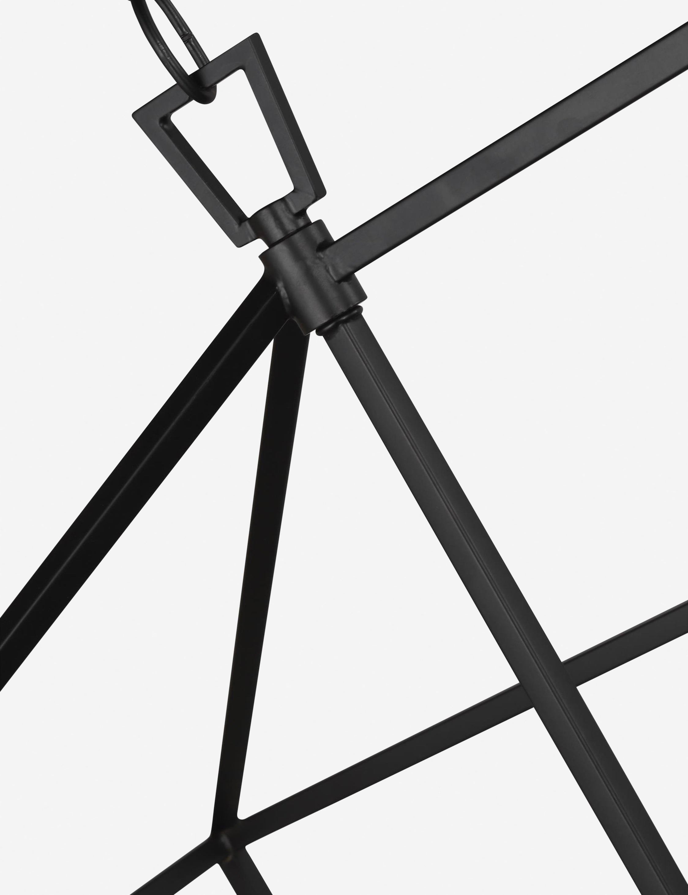 Gala Linear Chandelier - Black / 50"L