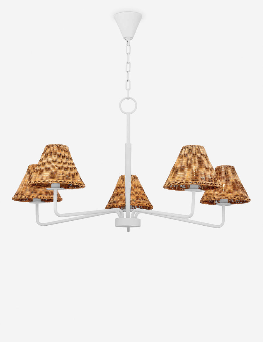 Teressa Chandelier - White / 40" Dia