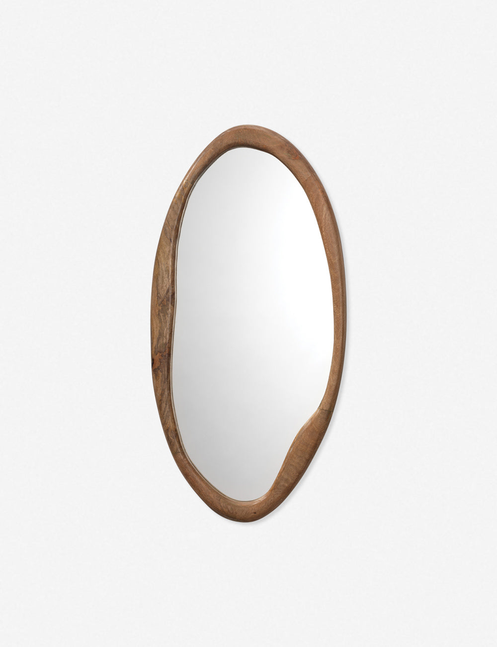 Hidden Hills Oval Mirror - Brown