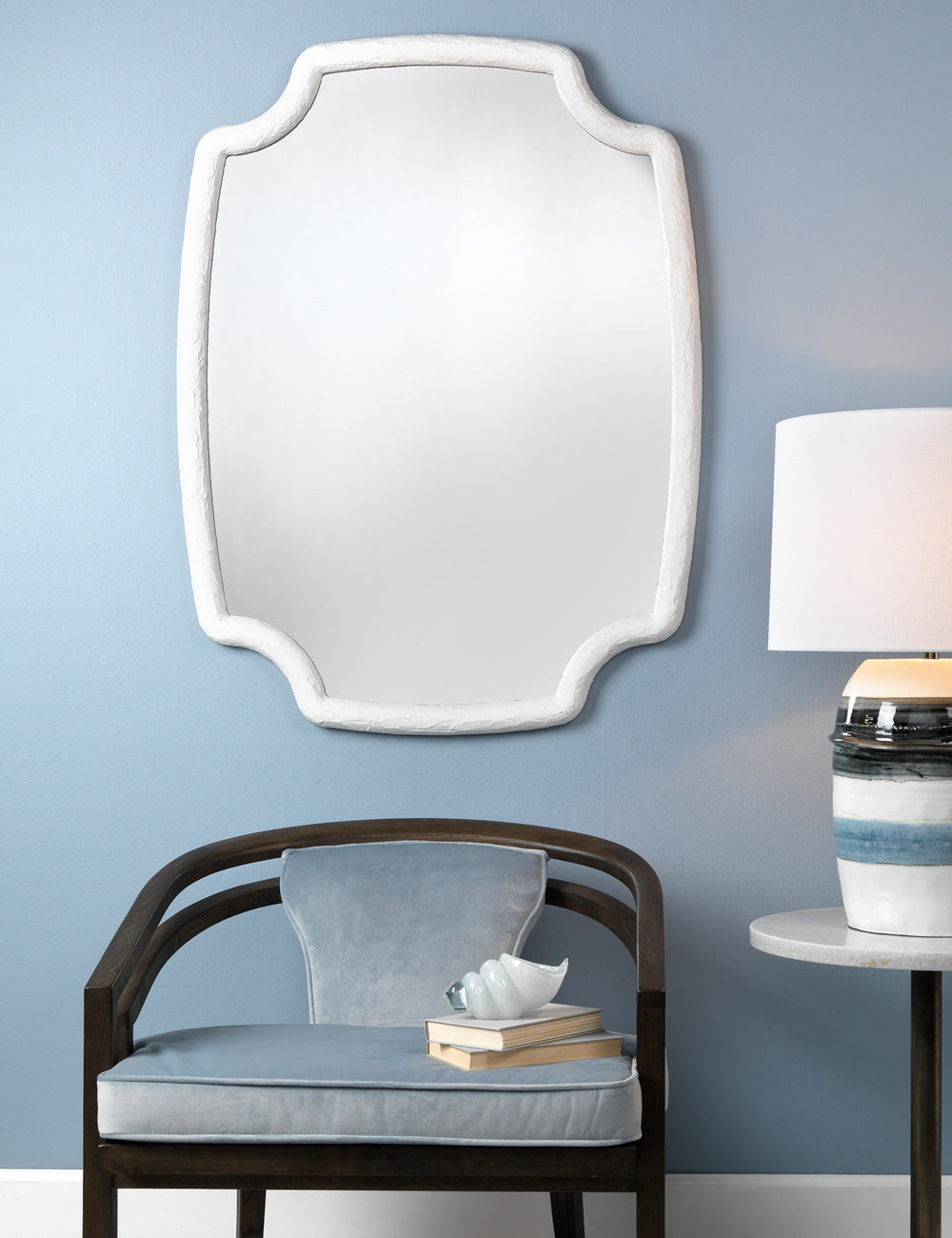 Amandine Mirror - White