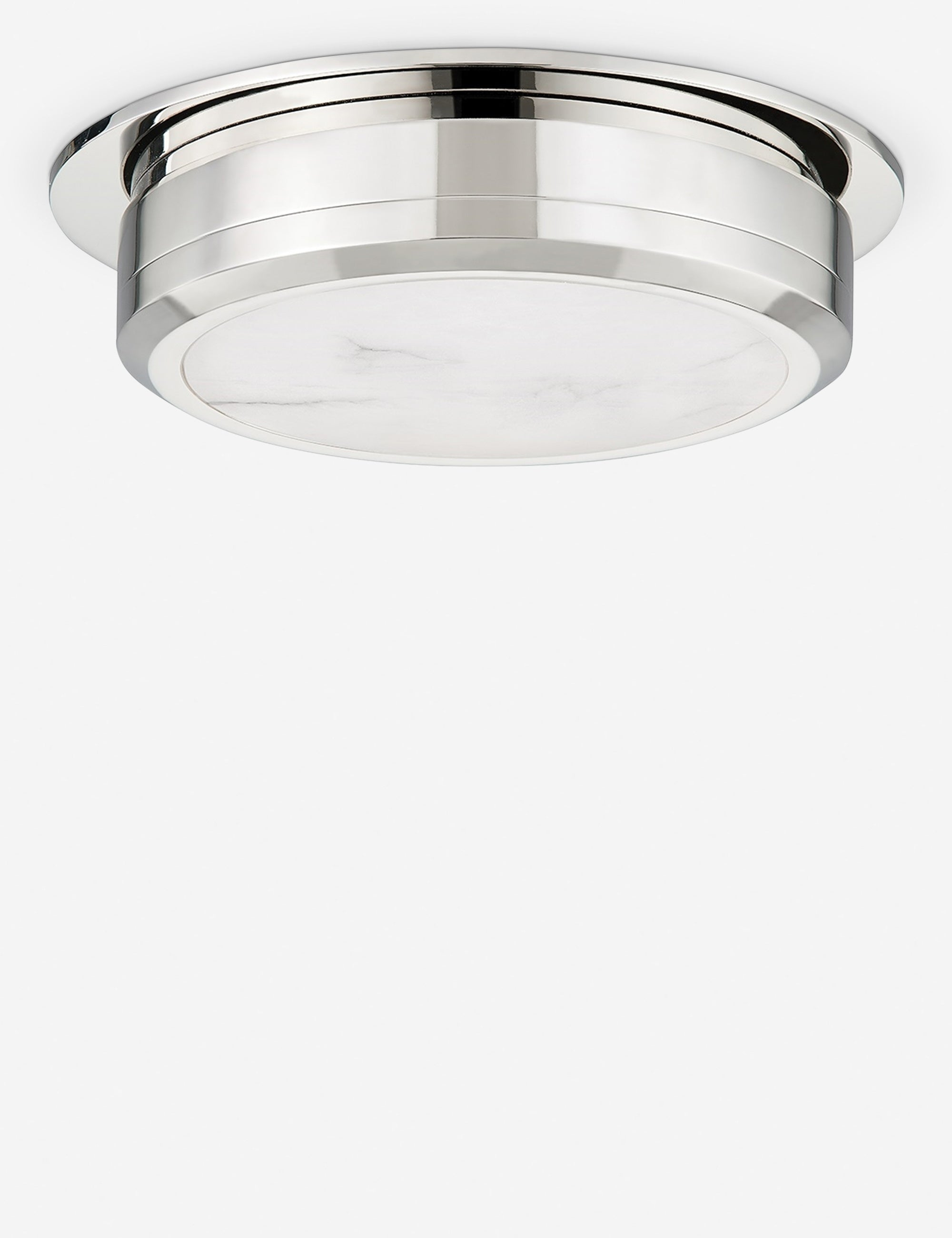 Jin Flush Mount Light - Polished Nickel / Medium