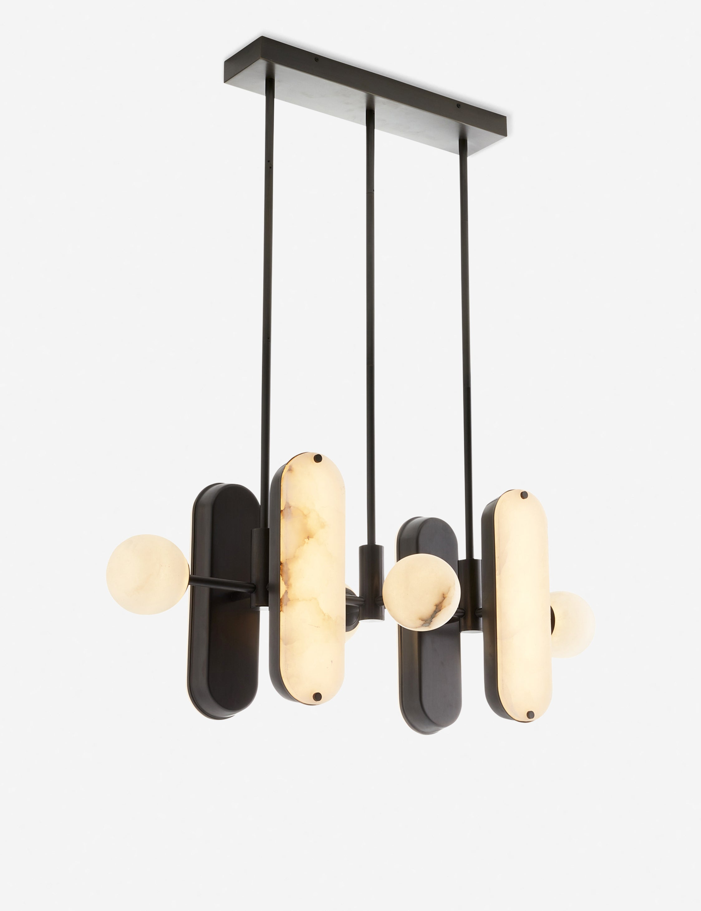 Maradona Pendant Light by Arteriors - Bronze / 38" W