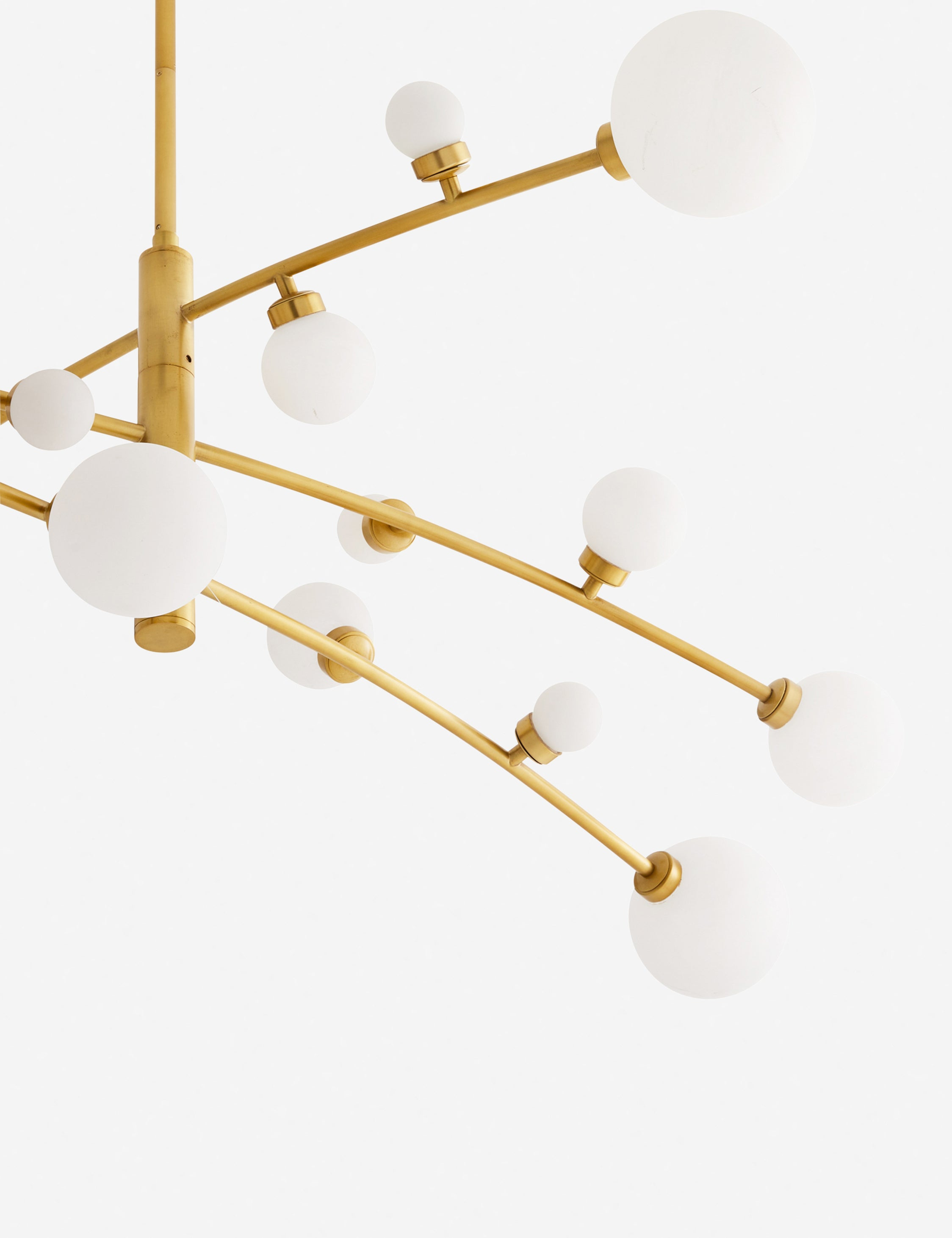 Maser Chandelier by Arteriors - Antique Brass / 45" Dia