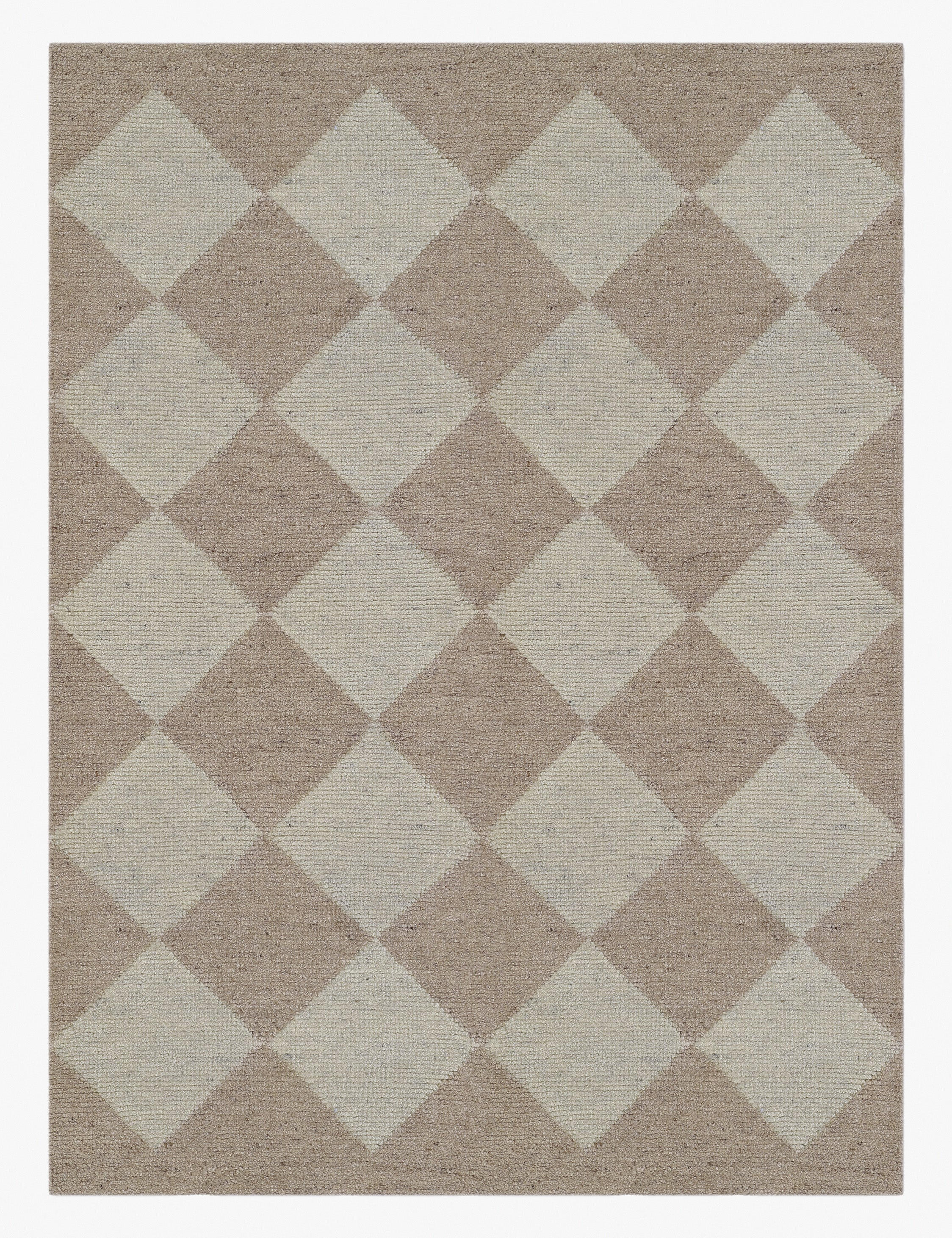 Palau Hand-Knotted Wool Rug - Beige / 9' x 12'