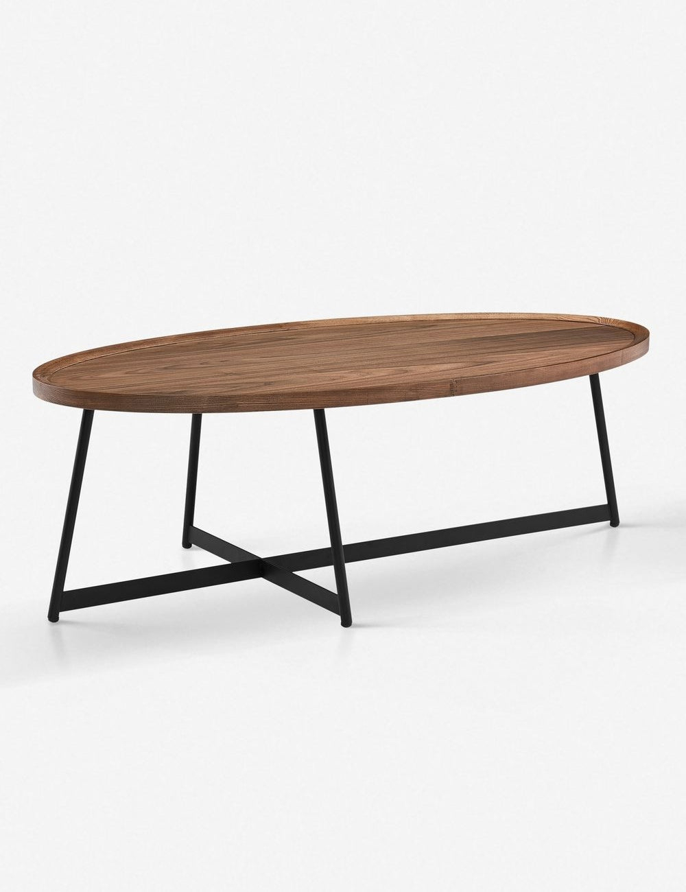 Gweneth Oval Coffee Table - Walnut