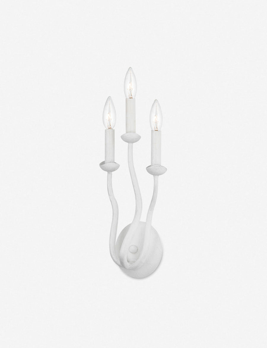 Bostick Sconce - White / 3 Light