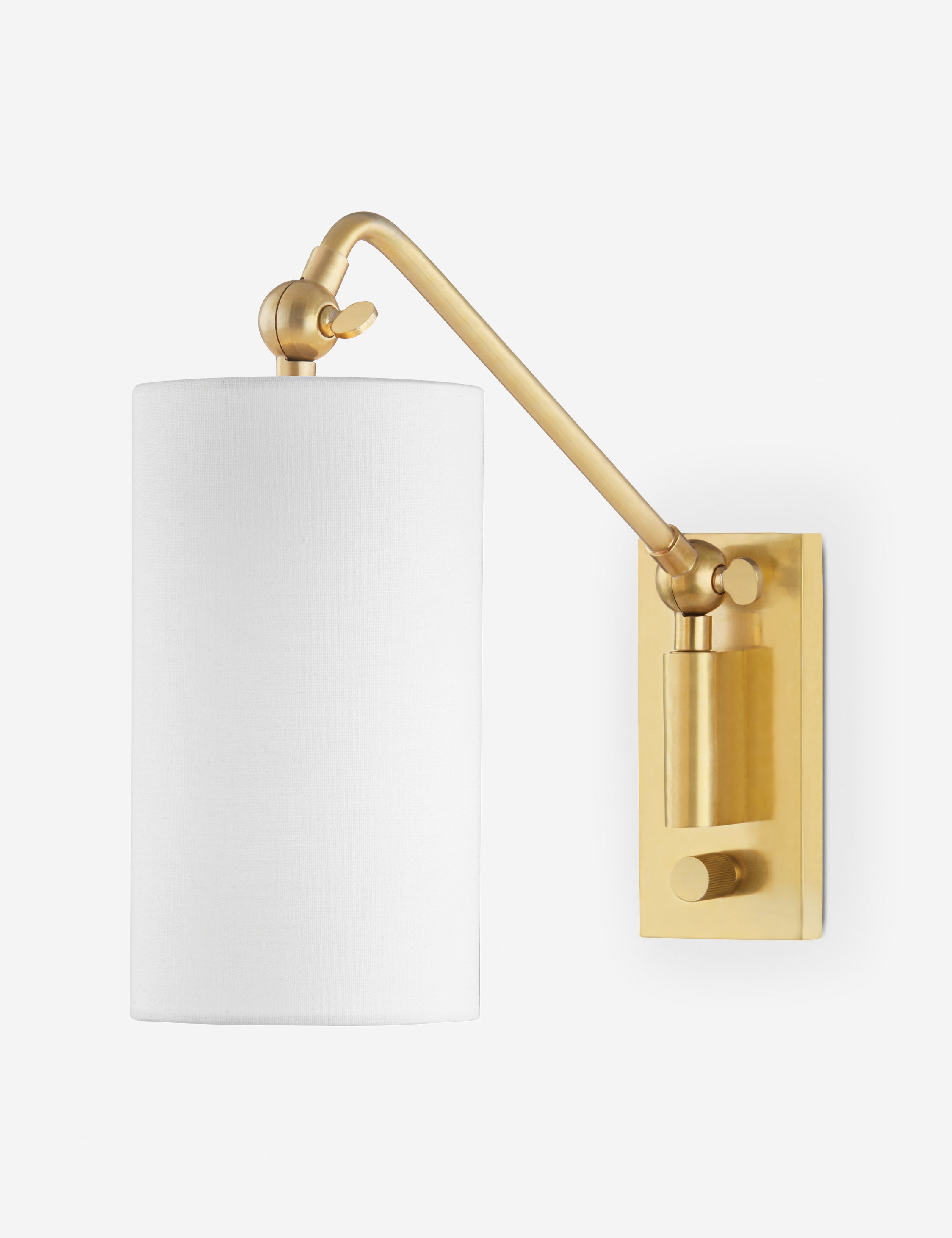McNally Adjustable Sconce - Antique Brass