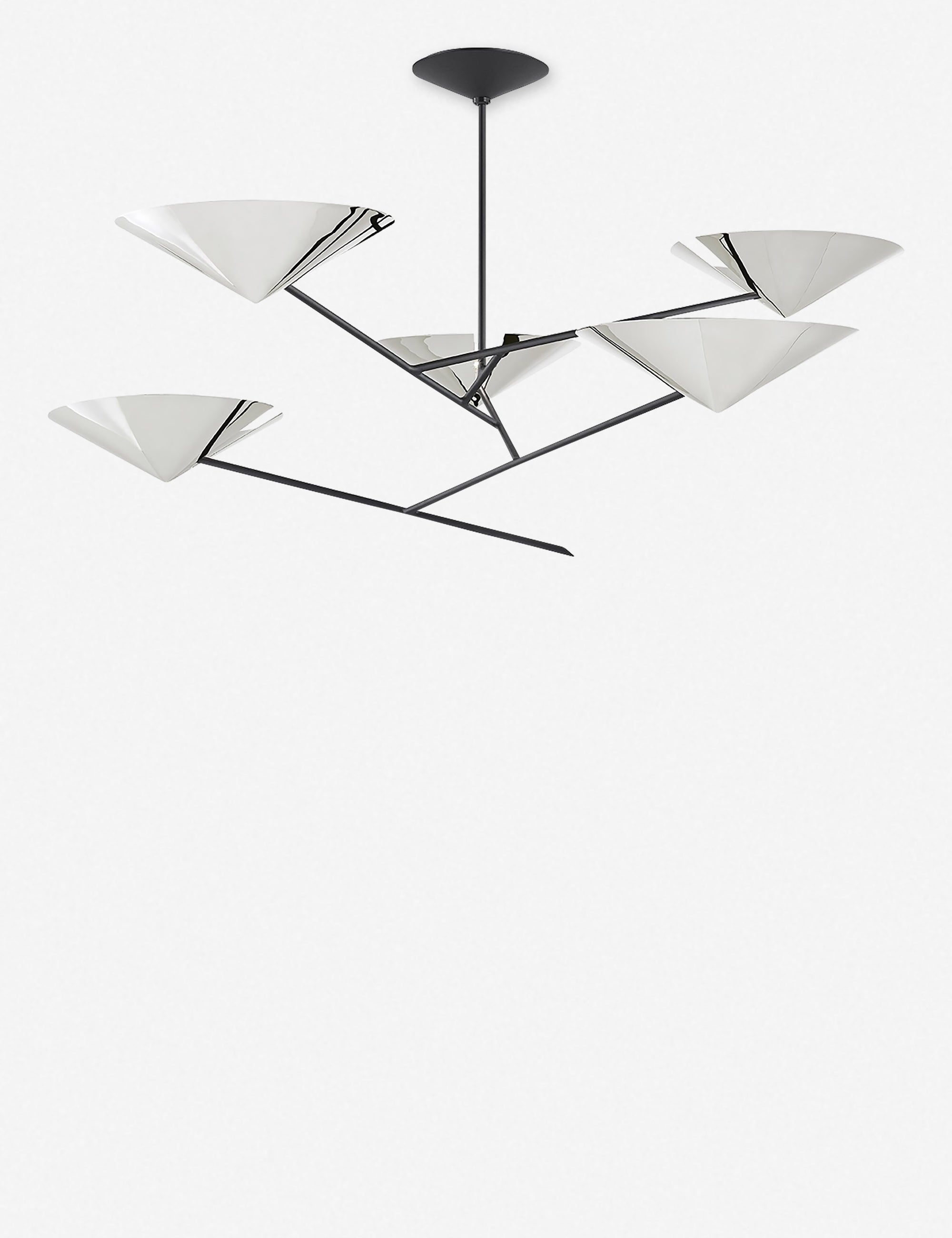 Nari Chandelier - Polished Nickel / 5 Light