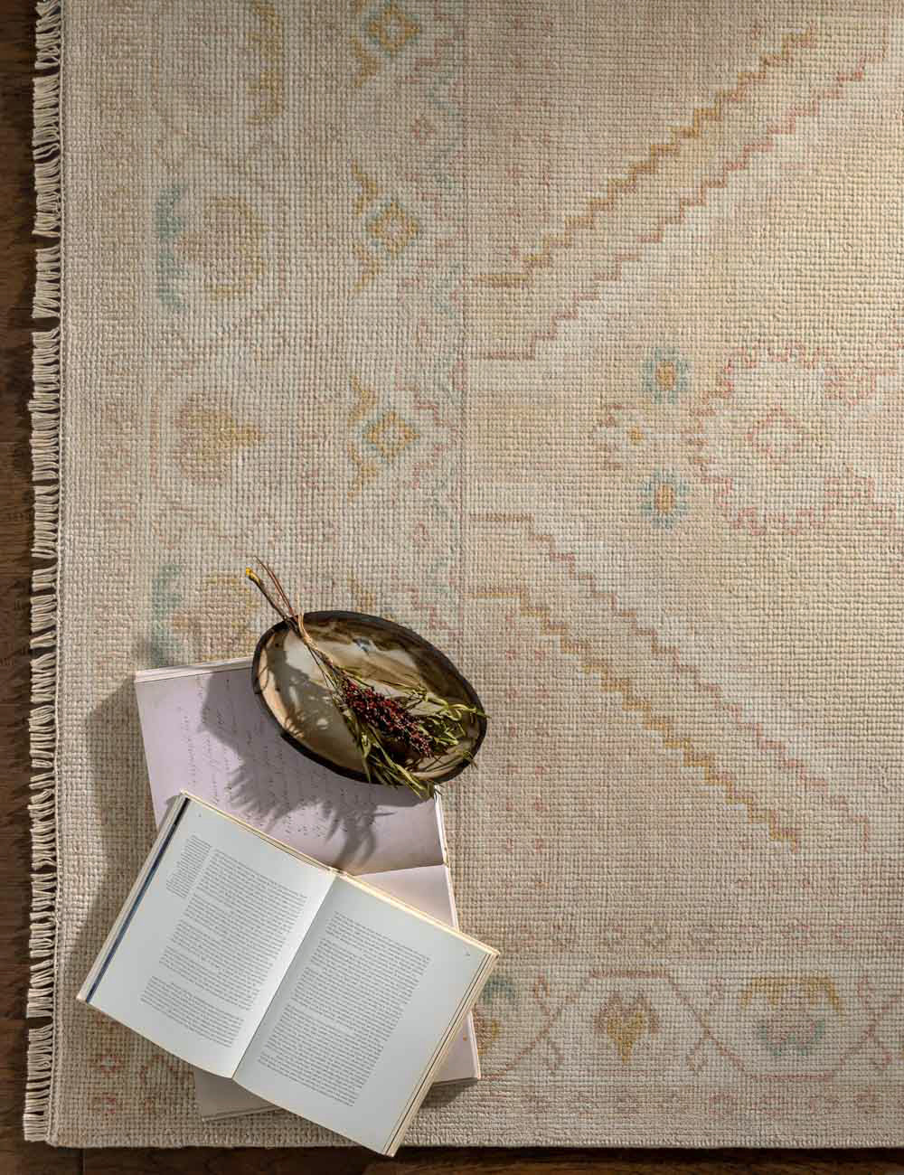 Lotus Hand-Knotted Wool-Blend Rug - 2' x 3'