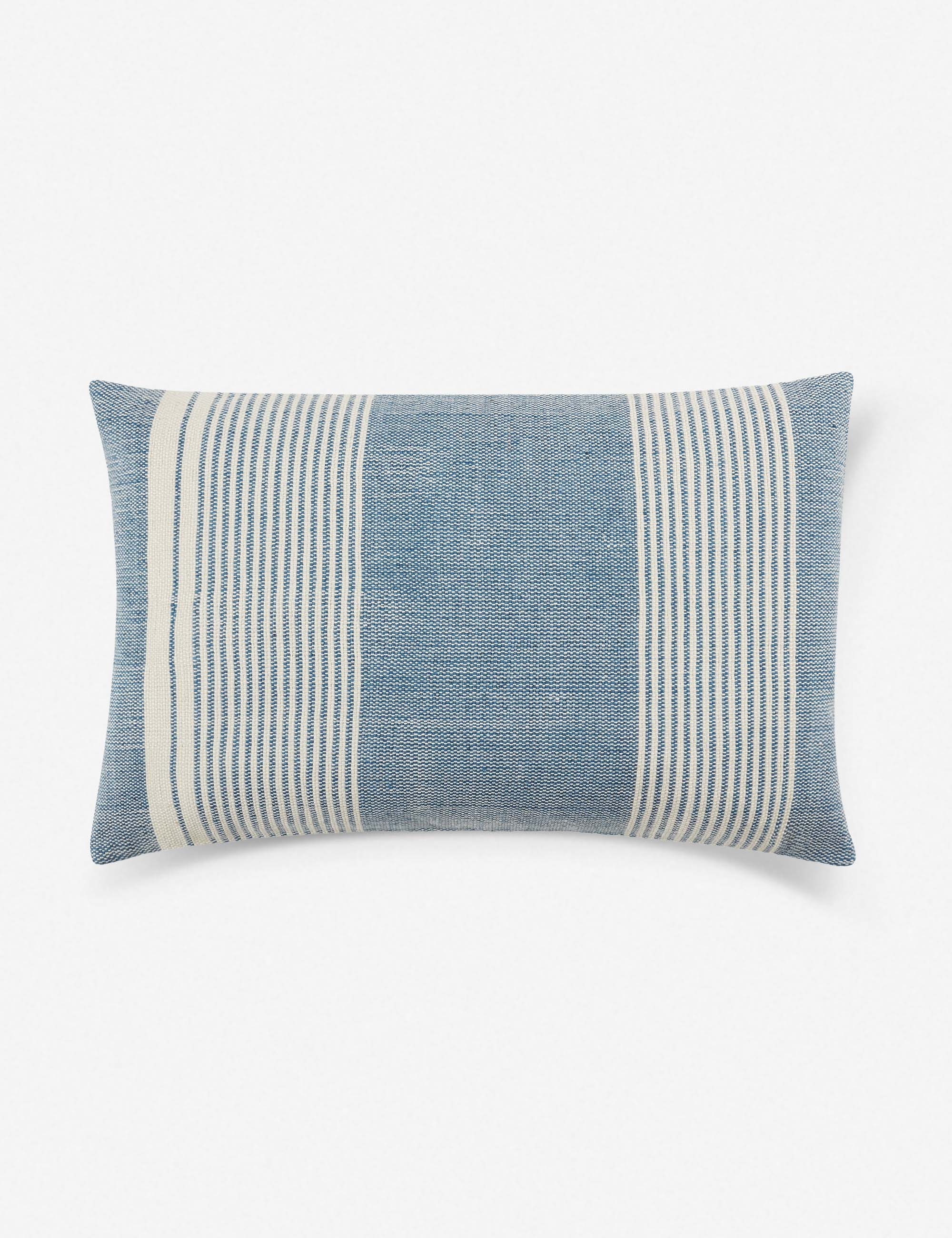 Kristian Indoor / Outdoor Pillow - Blue / 13" x 21"