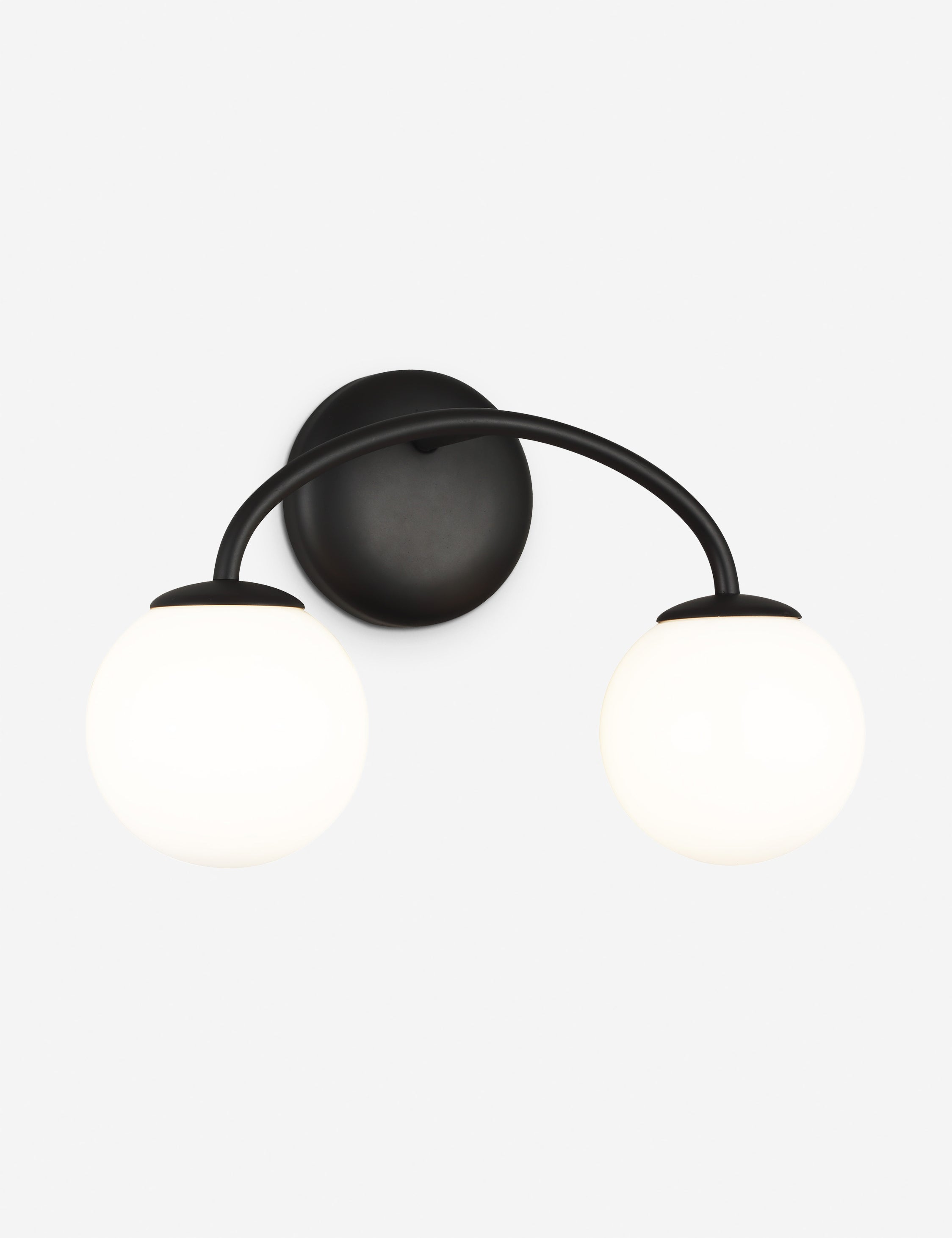 Galassia Vanity Light by AERIN - Black / 2 Light
