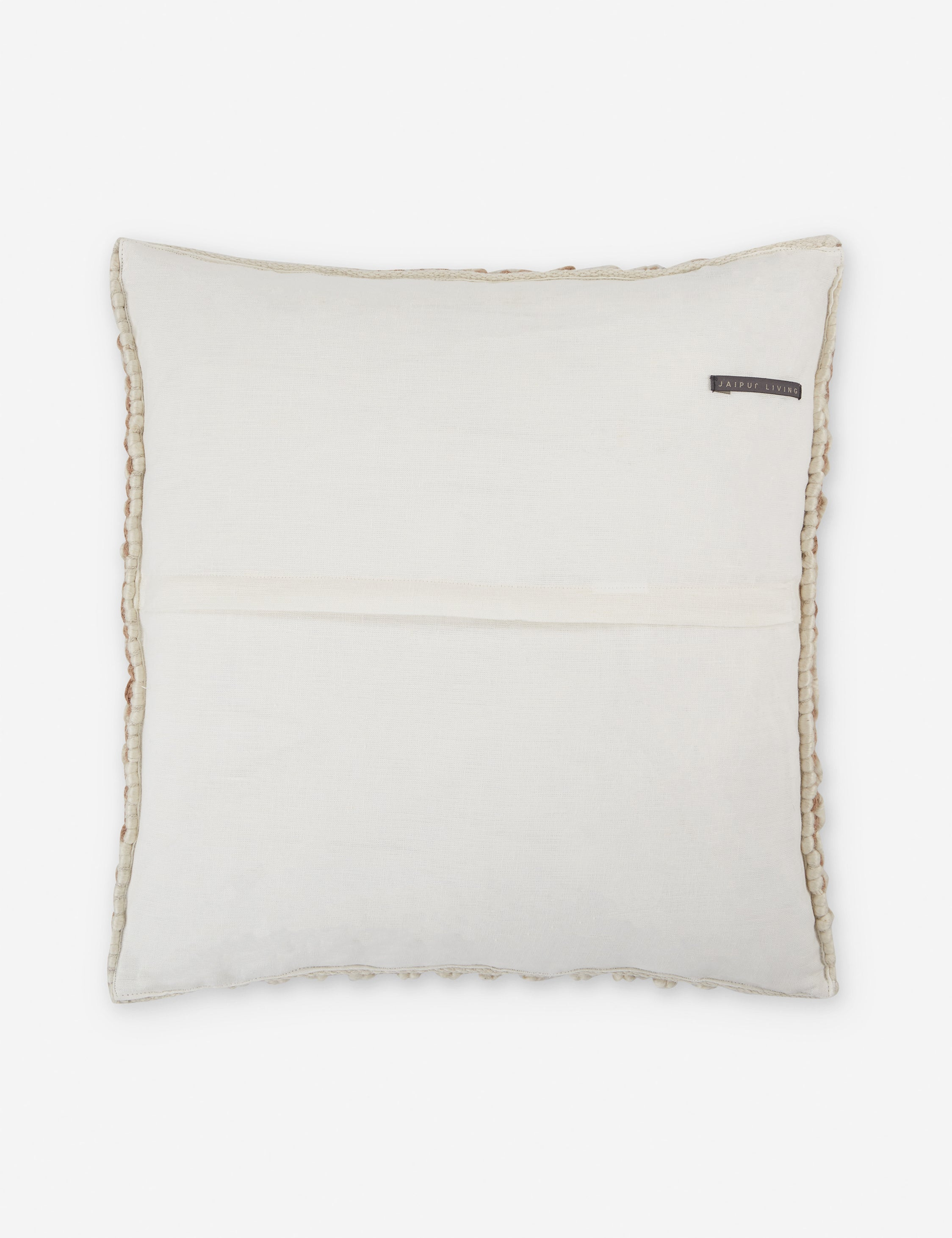 Luan Pillow - Tan and Ivory / Polyester