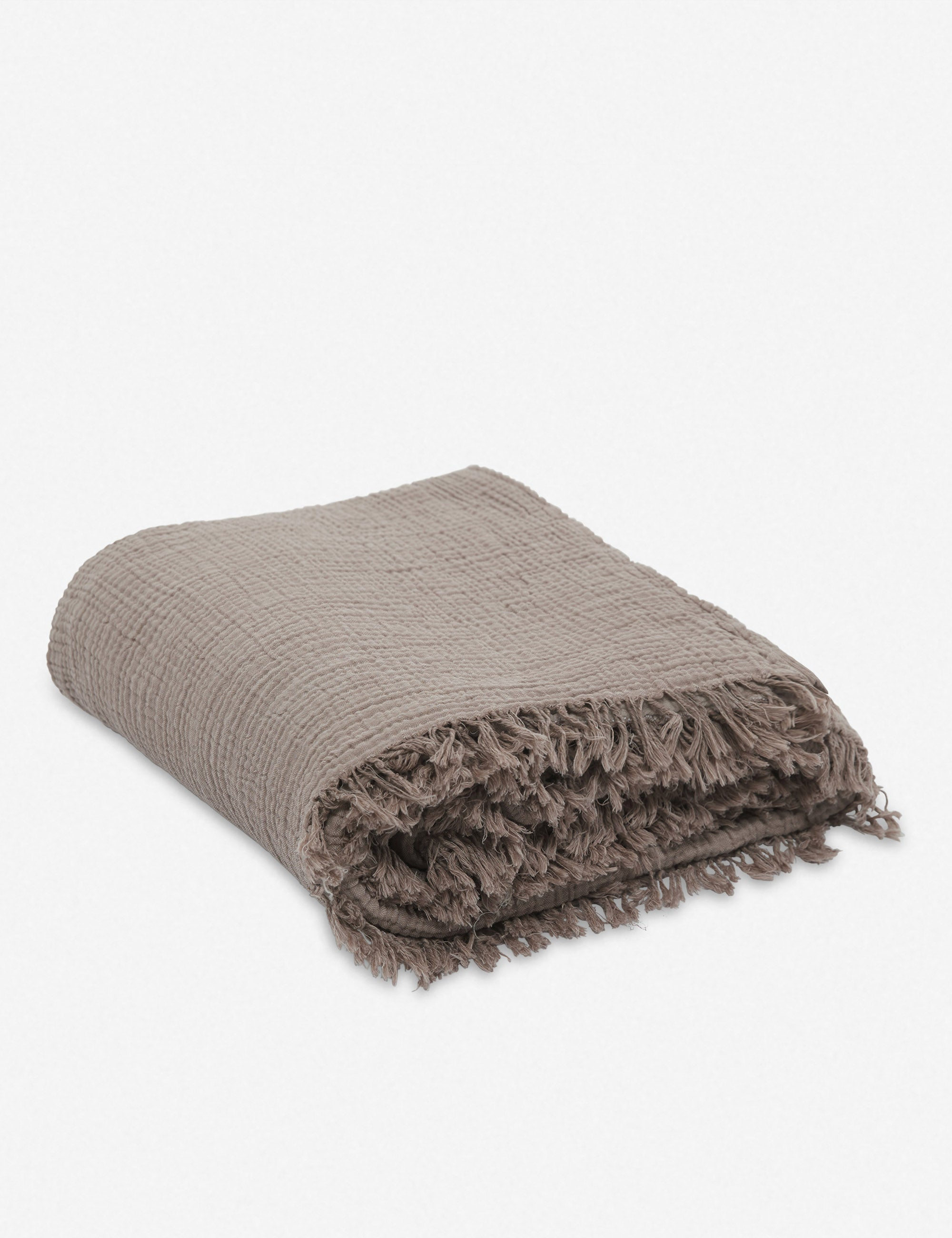 Alaia Cotton Bed Cover by House No. 23 - Mushroom