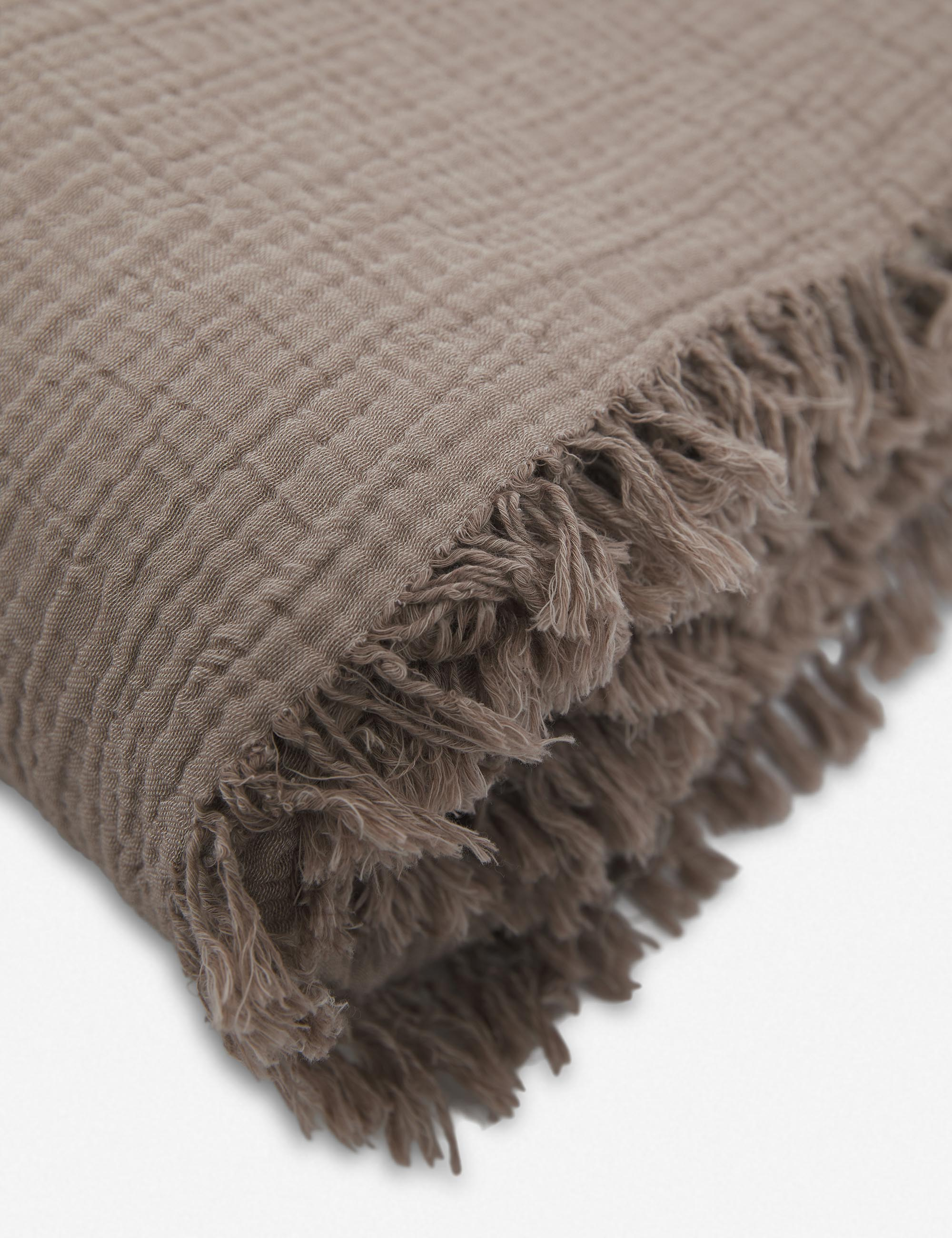 Alaia Cotton Bed Cover by House No. 23 - Mushroom