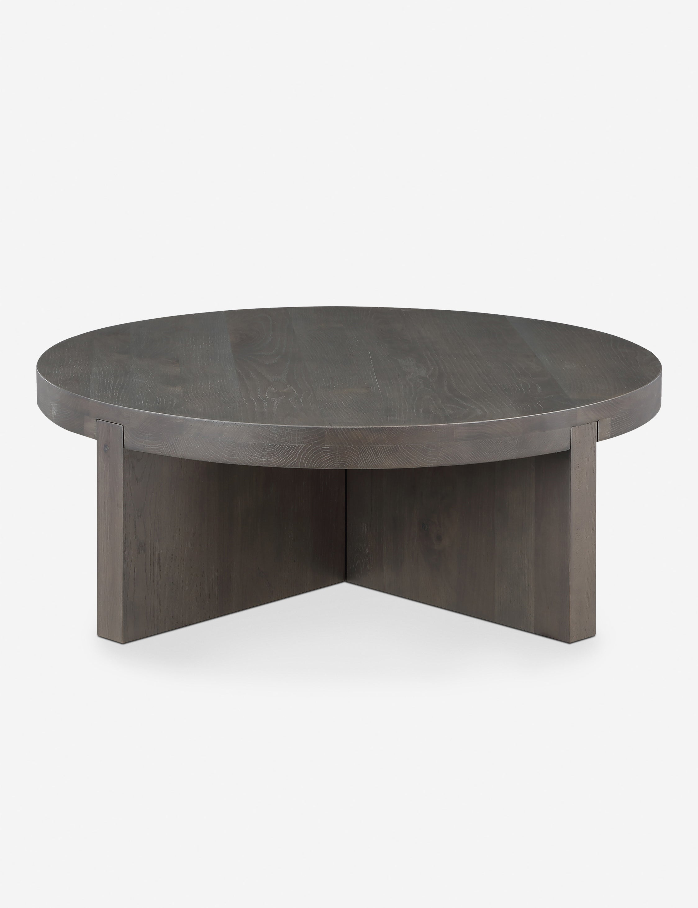 Alford Round Coffee Table - Brown