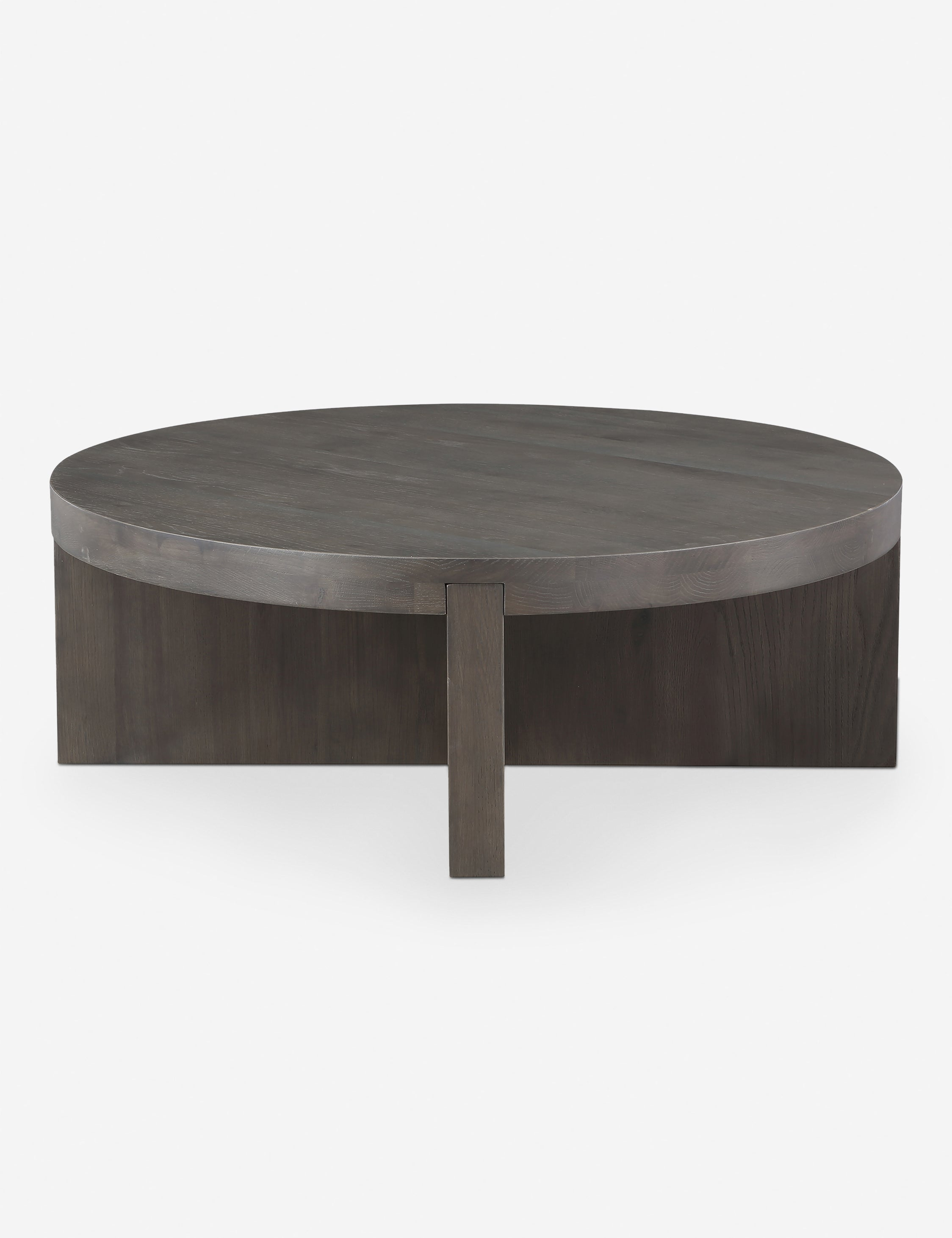 Alford Round Coffee Table - Brown