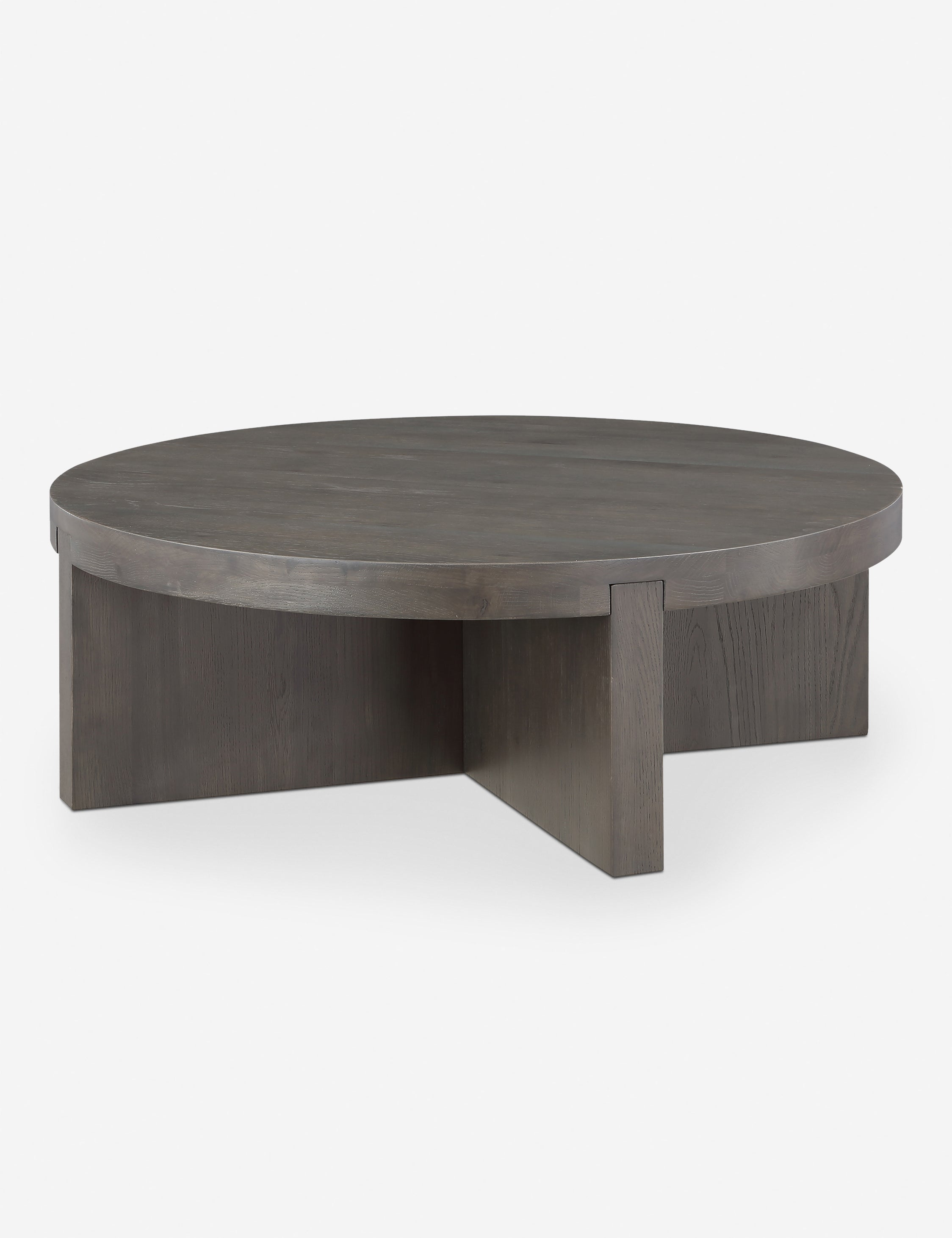 Alford Round Coffee Table - Brown