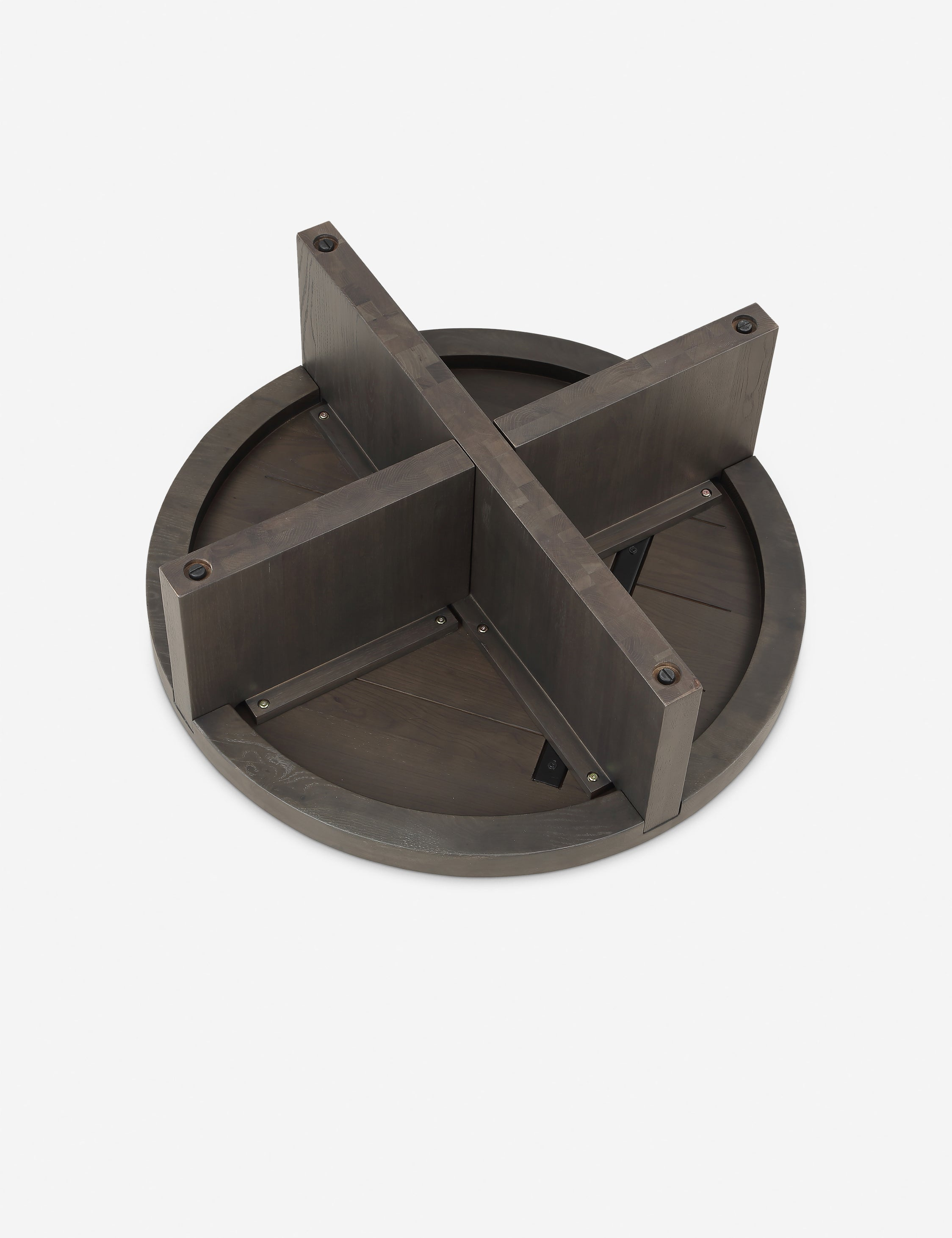 Alford Round Coffee Table - Brown