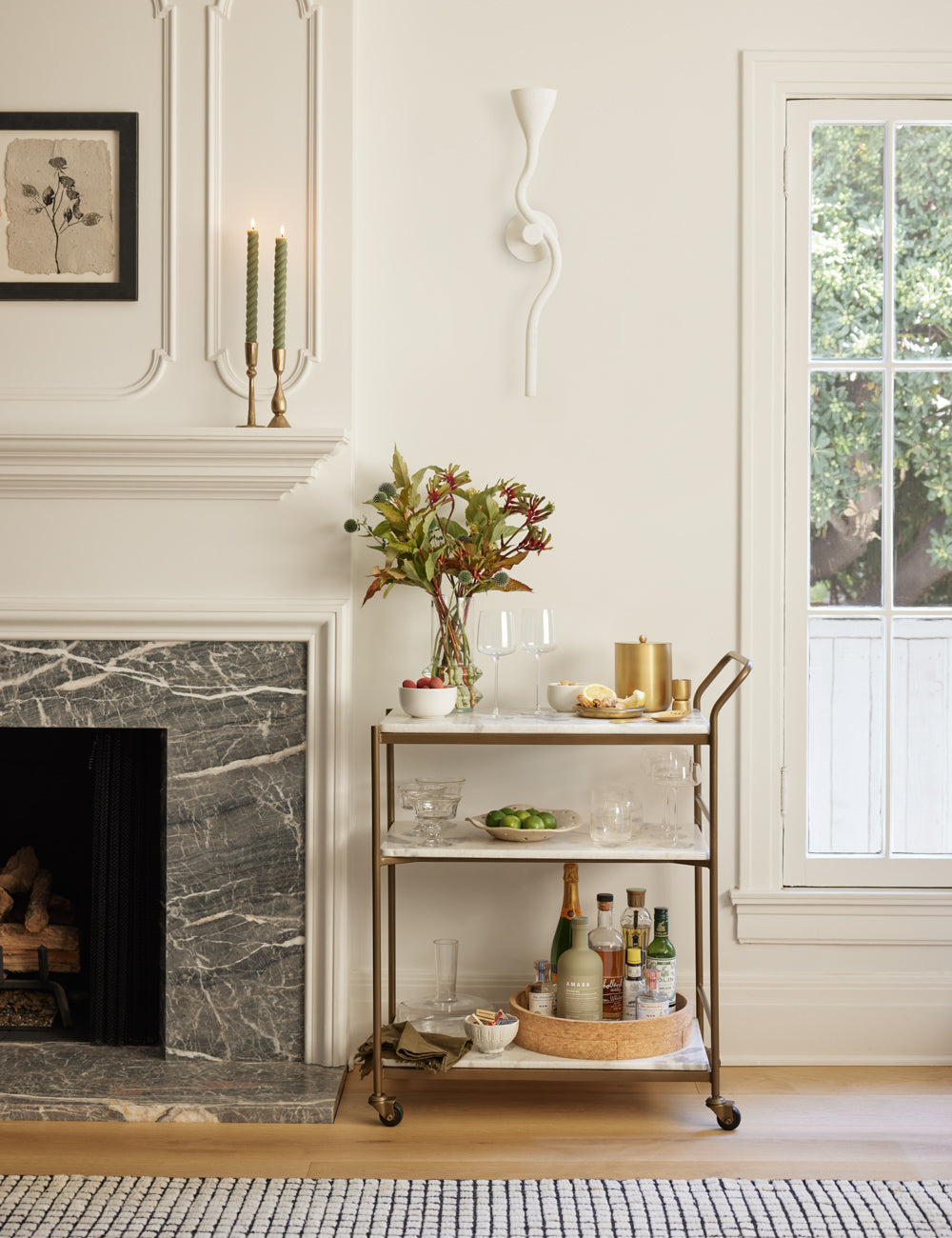 Ayat Sconce - White / 1 Light