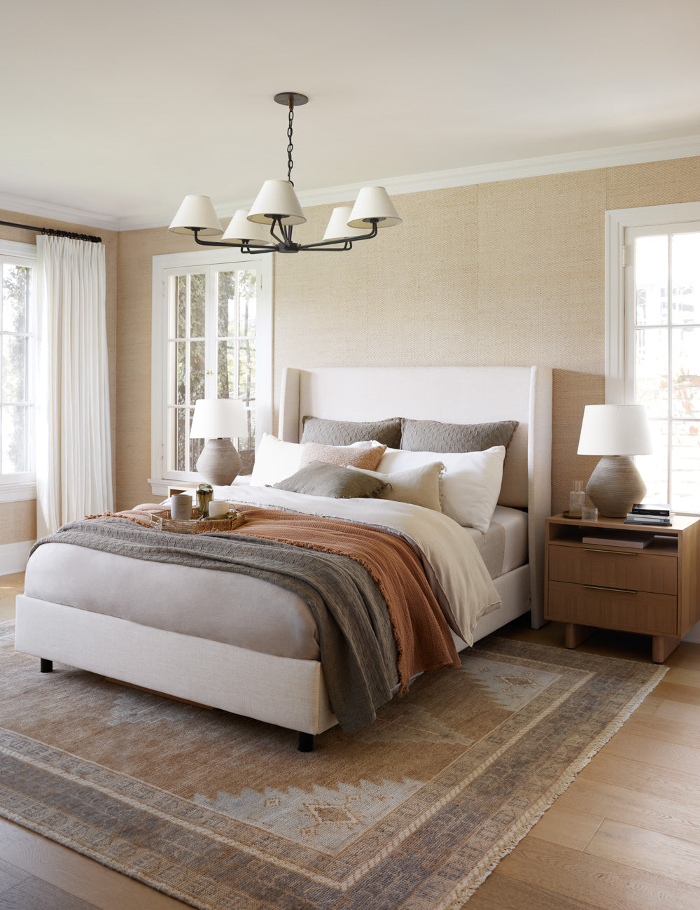 Ojai Cotton Matelasse Euro Sham by Pom Pom at Home - Pebble / Euro