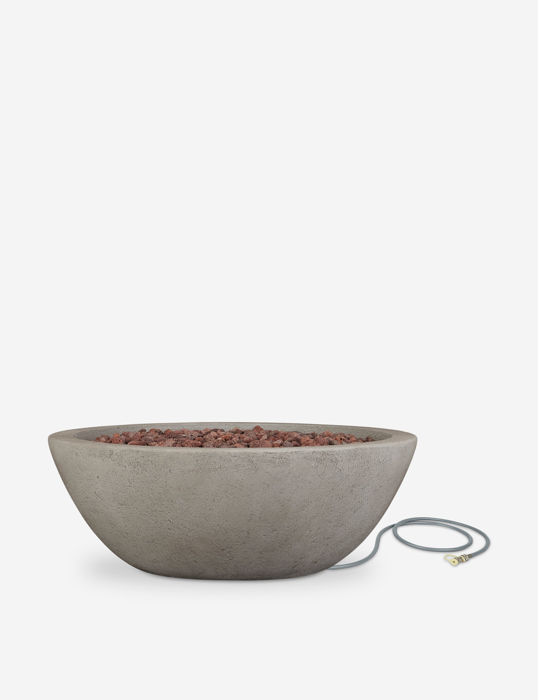Fernanda Fire Bowl - Gray / Round