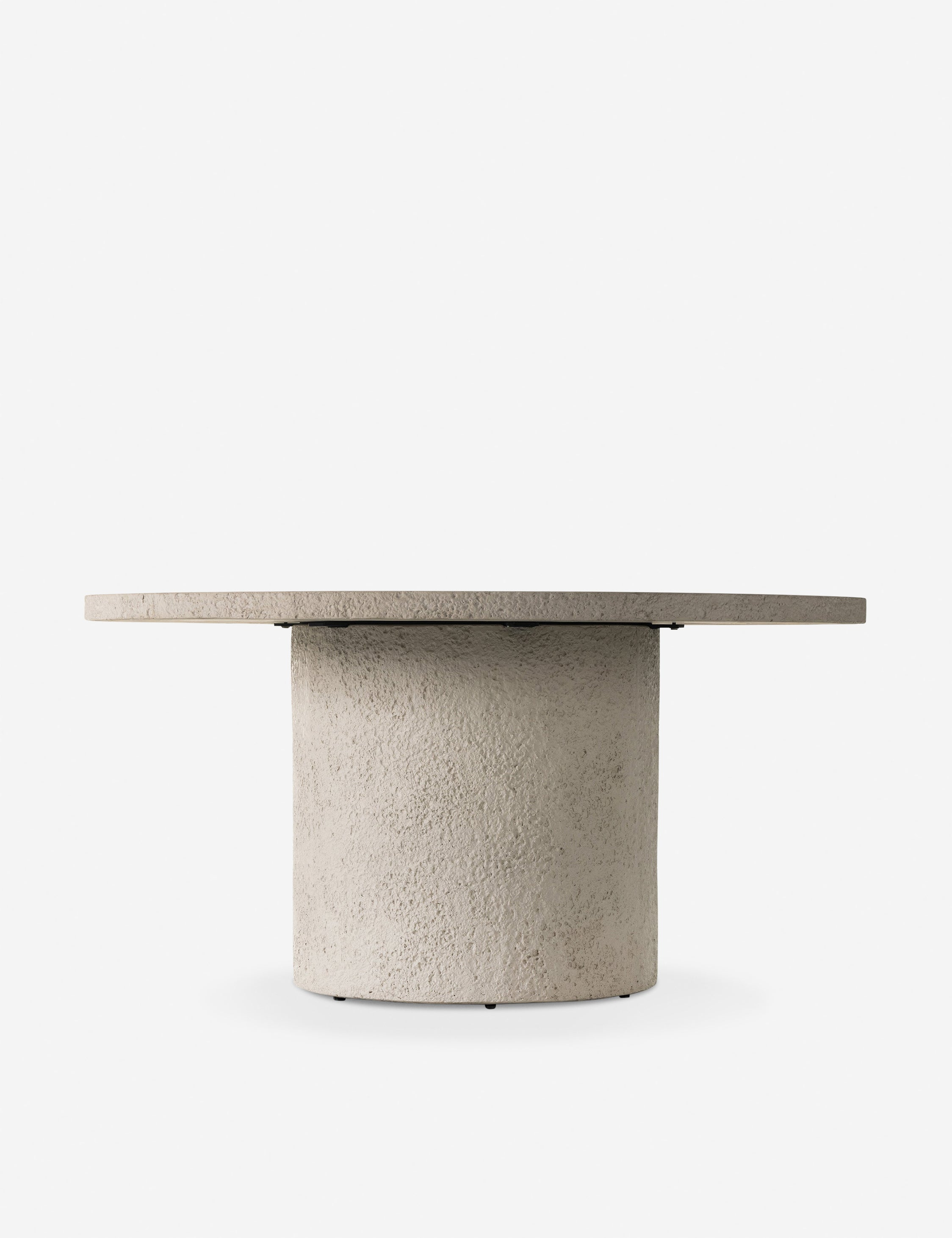Charlize Round Dining Table - White