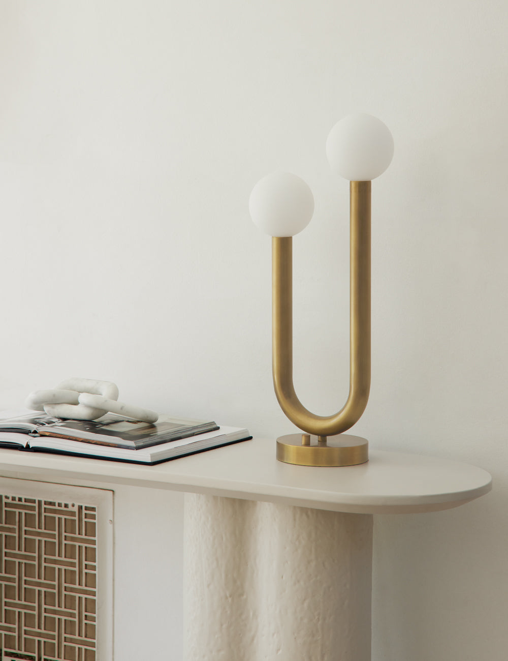 Happy Table Lamp by Regina Andrew - Natural Brass