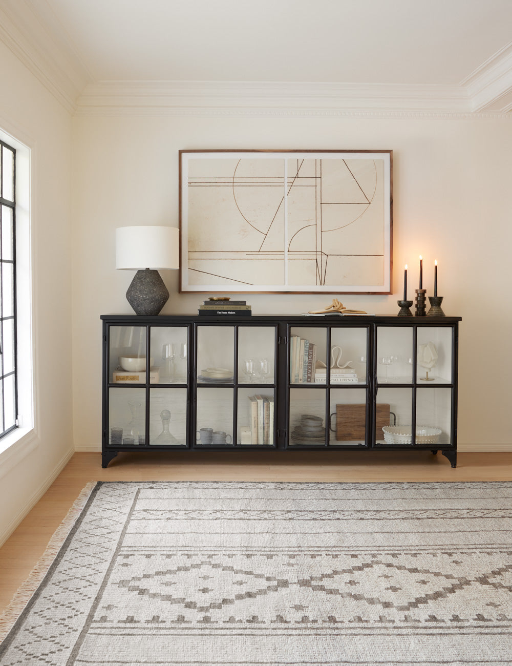 Journee Handwoven Wool Rug - 5' x 8'